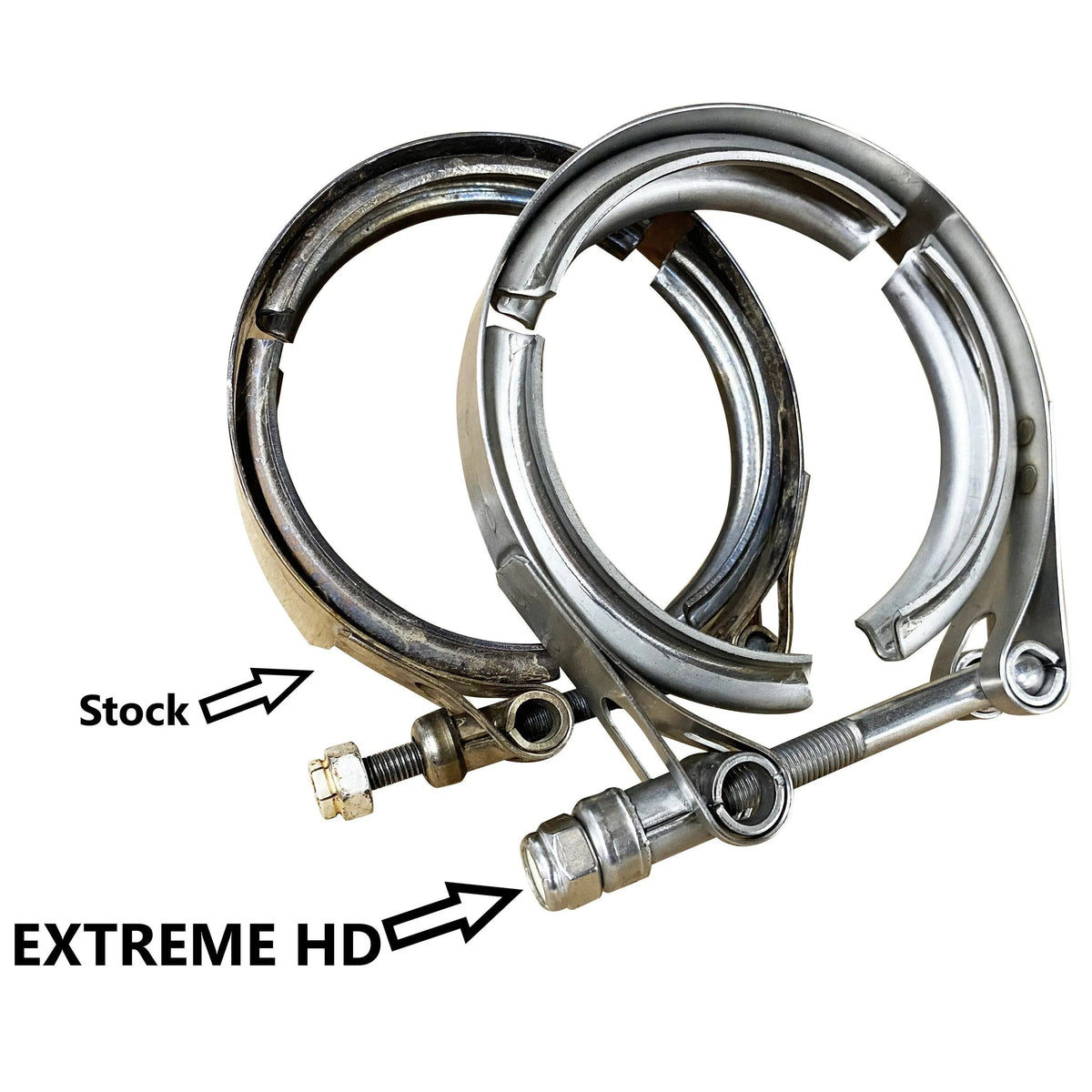 RPM Can-Am Maverick X3 " EXTREME HD " Turbo V-Band Clamp — view 2