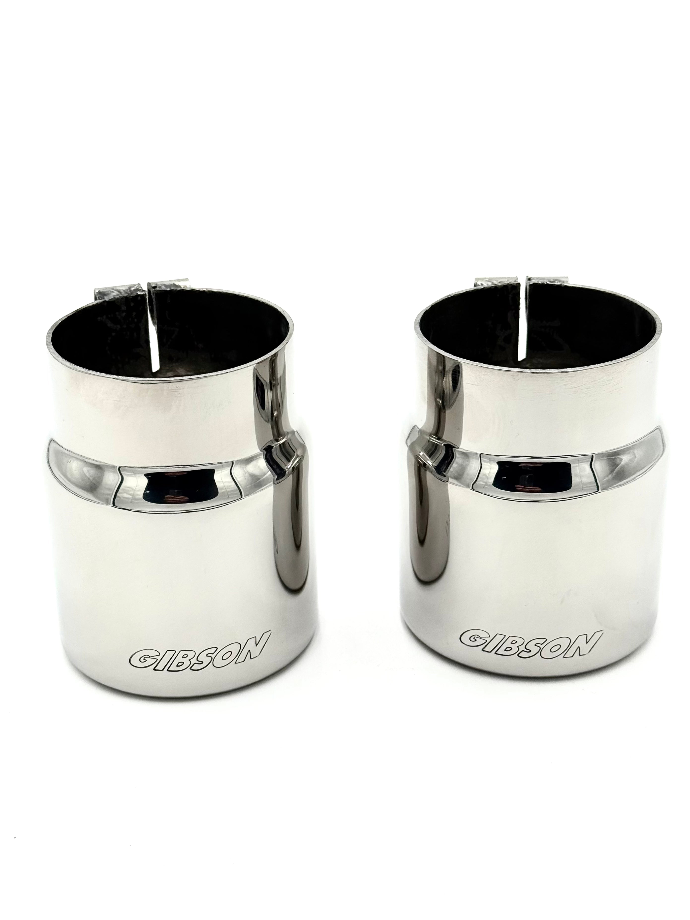 Polished 3.0” Stainless Exhaust Tips Kawasaki TERYX4 H2