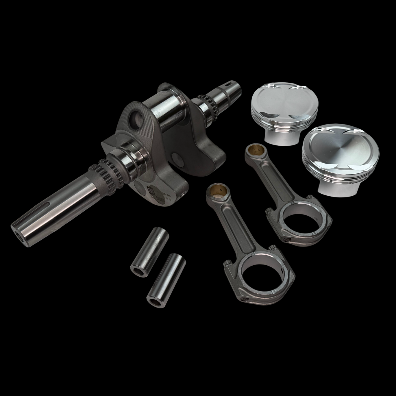 Brian Crower BC0934-79.5 - Stroker Kit w/EN40B HD Crank, MOAR Rods (Inverse Bolt), Custom CP Pistons