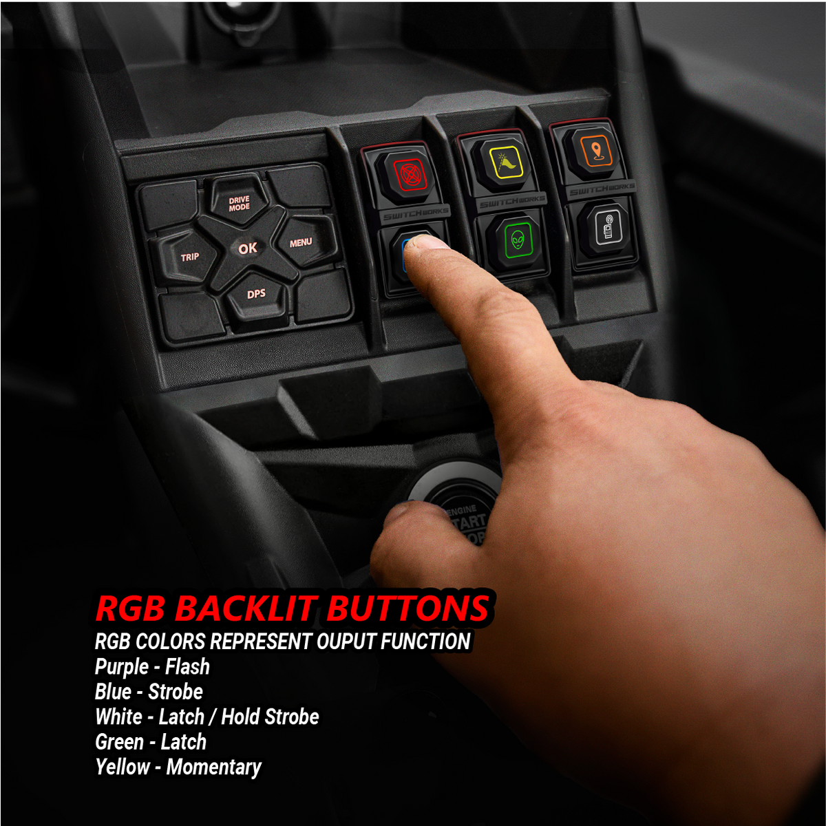 Sierra6, 6-Switch, 3-Rocker Electronic Accessory Smart Switcher - Universal - product image 4