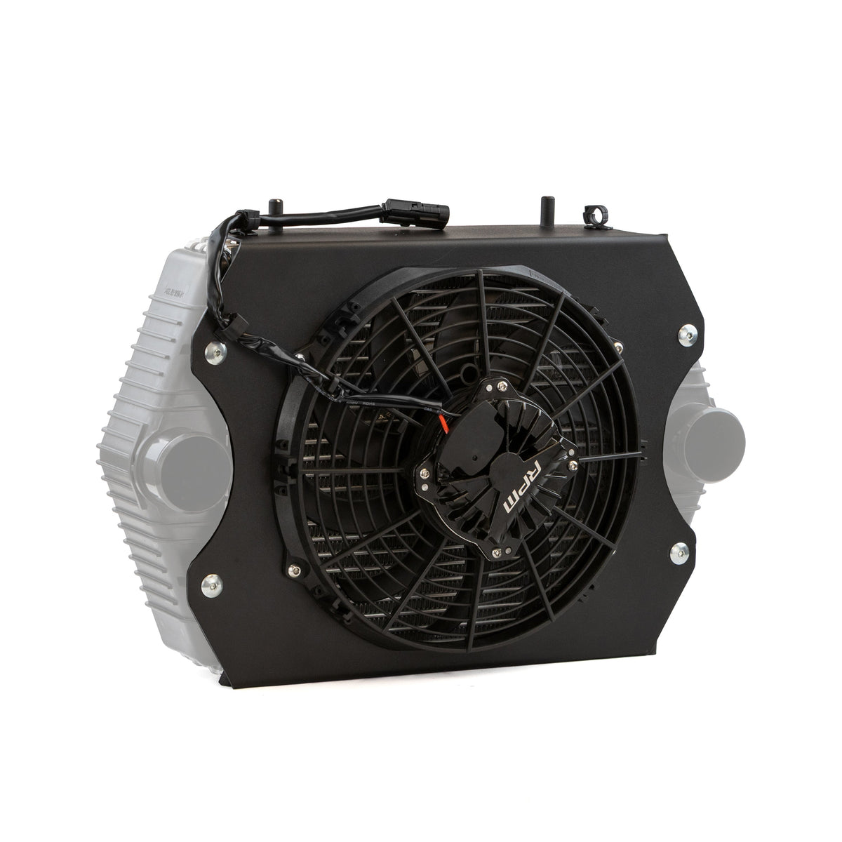 RPM Kawasaki H2 Brushless Stock Intercooler Fan & Sealed Shroud Kit — view 3