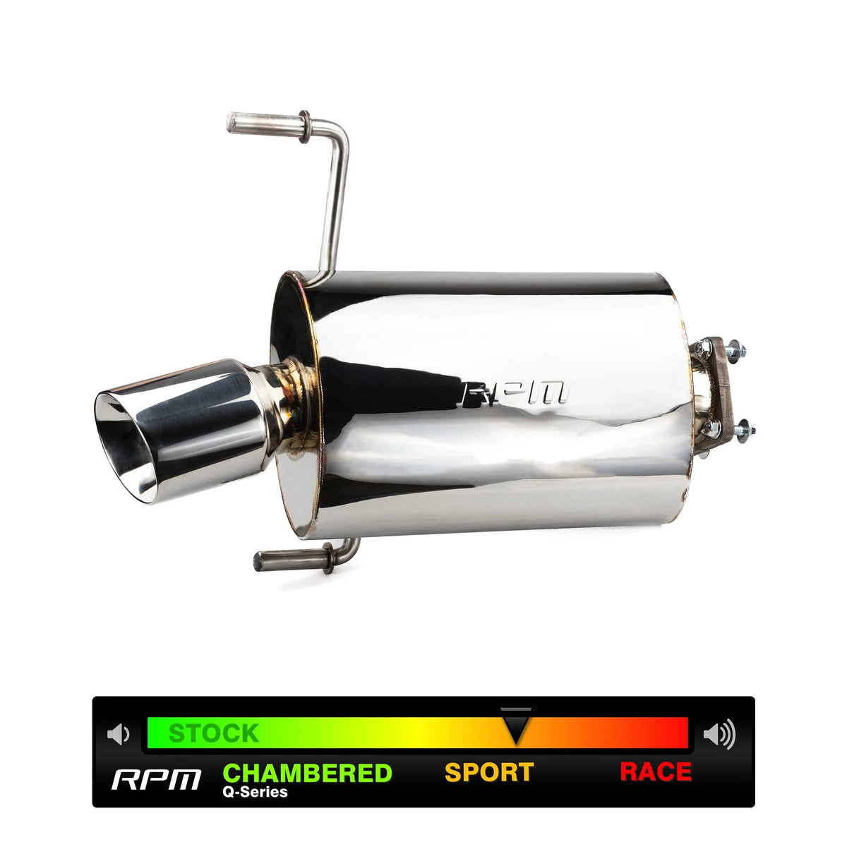 RPM Teryx KRX 1000 Catless Slip On Sport Muffler KRF1000 — view 10