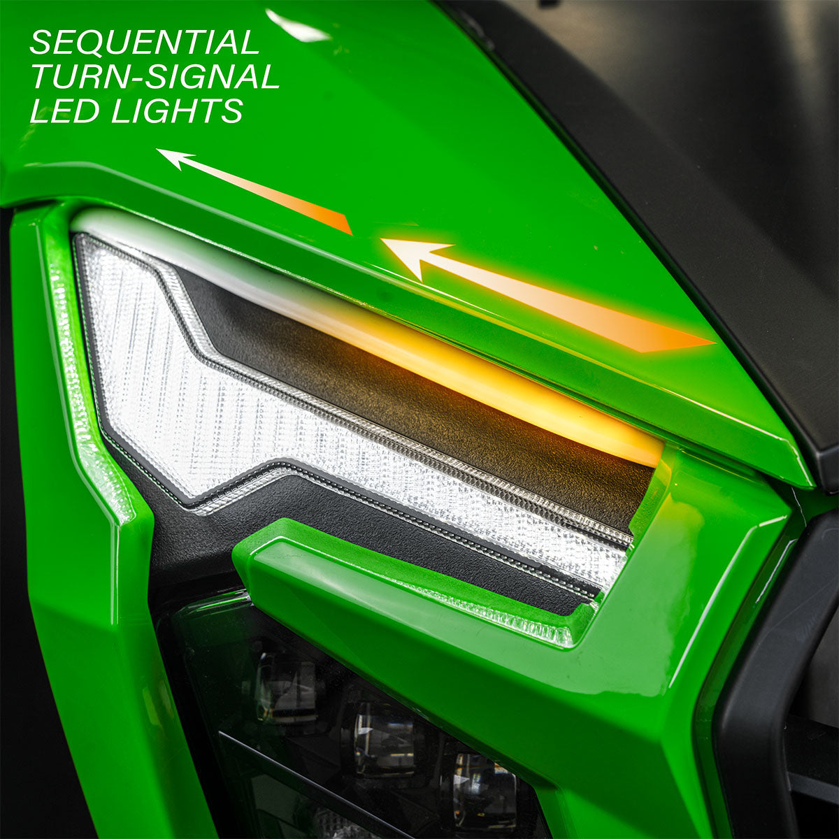 Turn-Signal Plug-&-Play Kit | 2026 Kawasaki® Teryx H2 | Sequential Front LED Lights w/Taillight Integration - product image 4