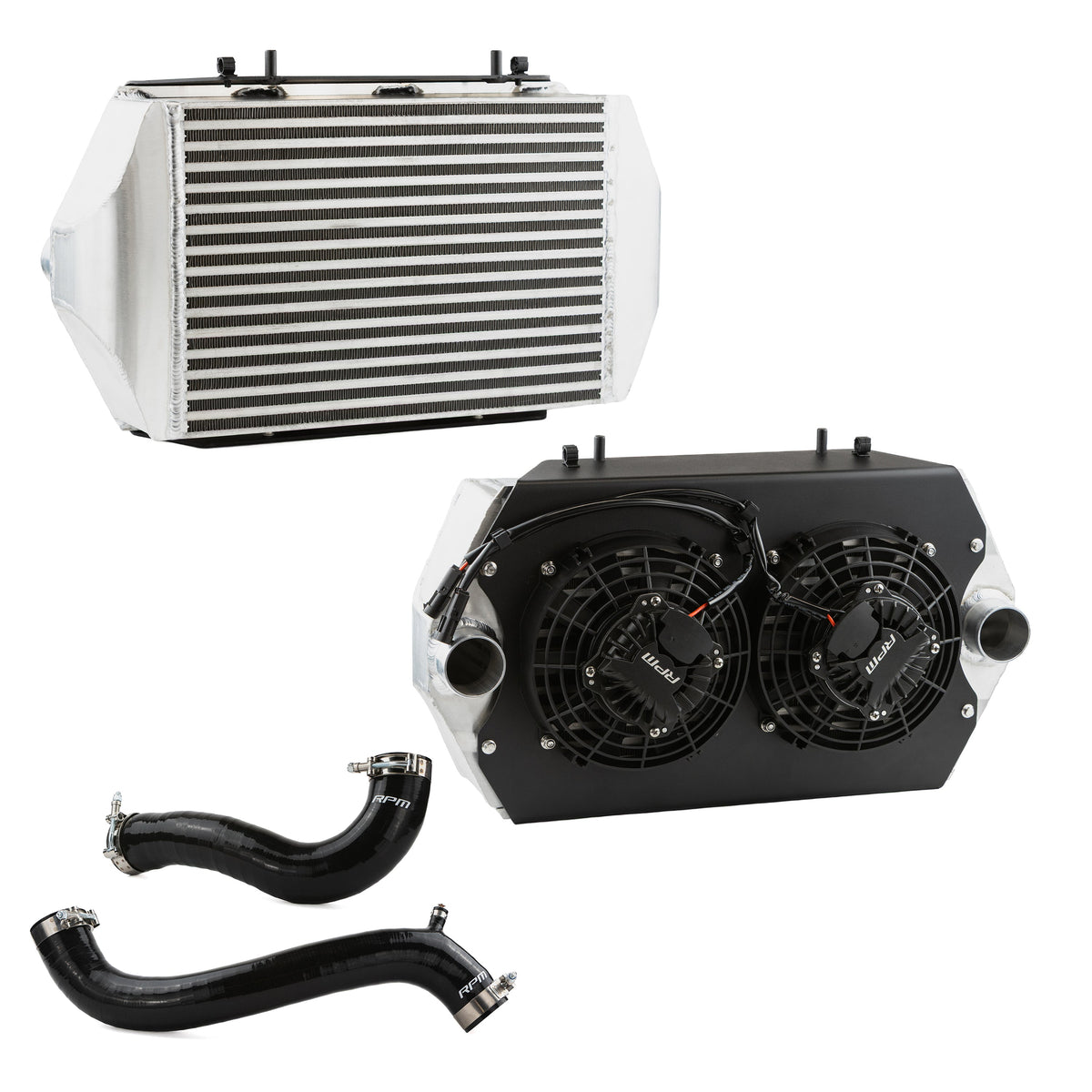 RPM Kawasaki H2 Stage 3 XL Intercooler With Brushless Fans & Sealed Shroud — view 11