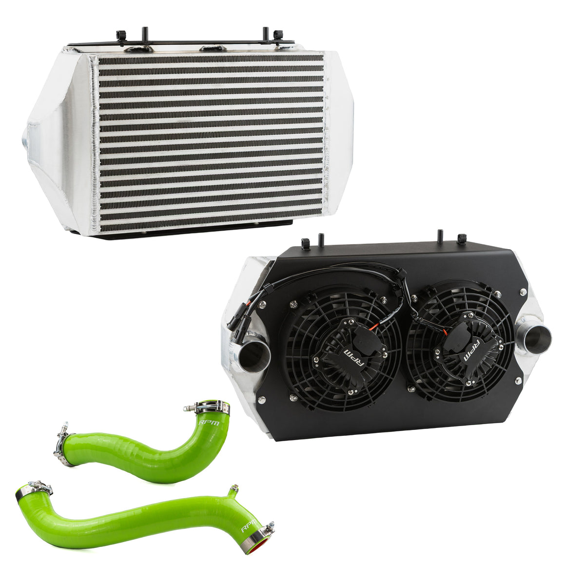 RPM Kawasaki H2 Stage 3 XL Intercooler With Brushless Fans & Sealed Shroud — view 12