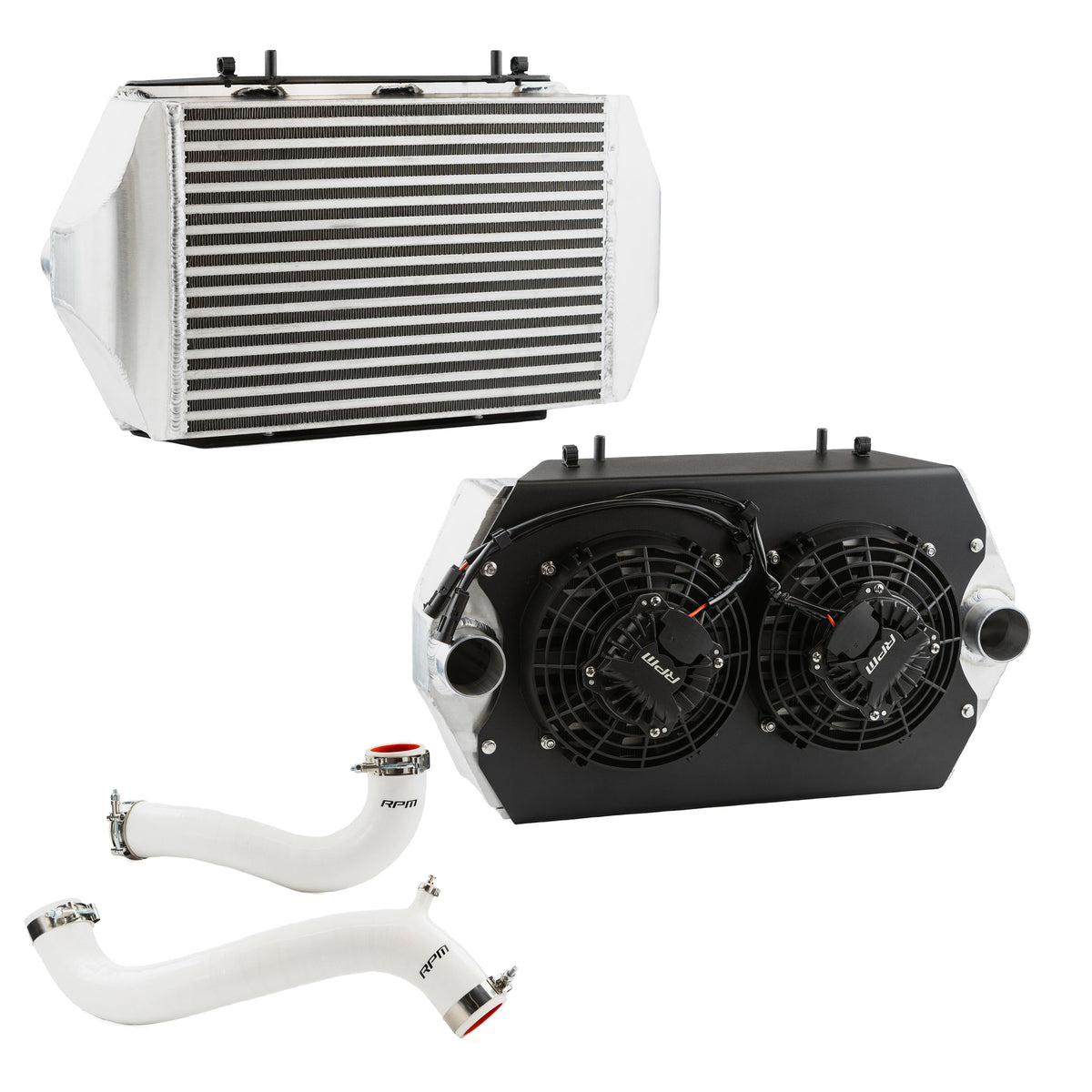 RPM Kawasaki H2 Stage 3 XL Intercooler With Brushless Fans & Sealed Shroud — view 13