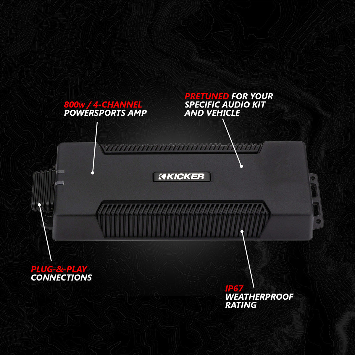 2017-2026 Can-Am® X3, Phase-5 V-Spec 6-Speaker 1650watt System w/MRB4 - product image 7