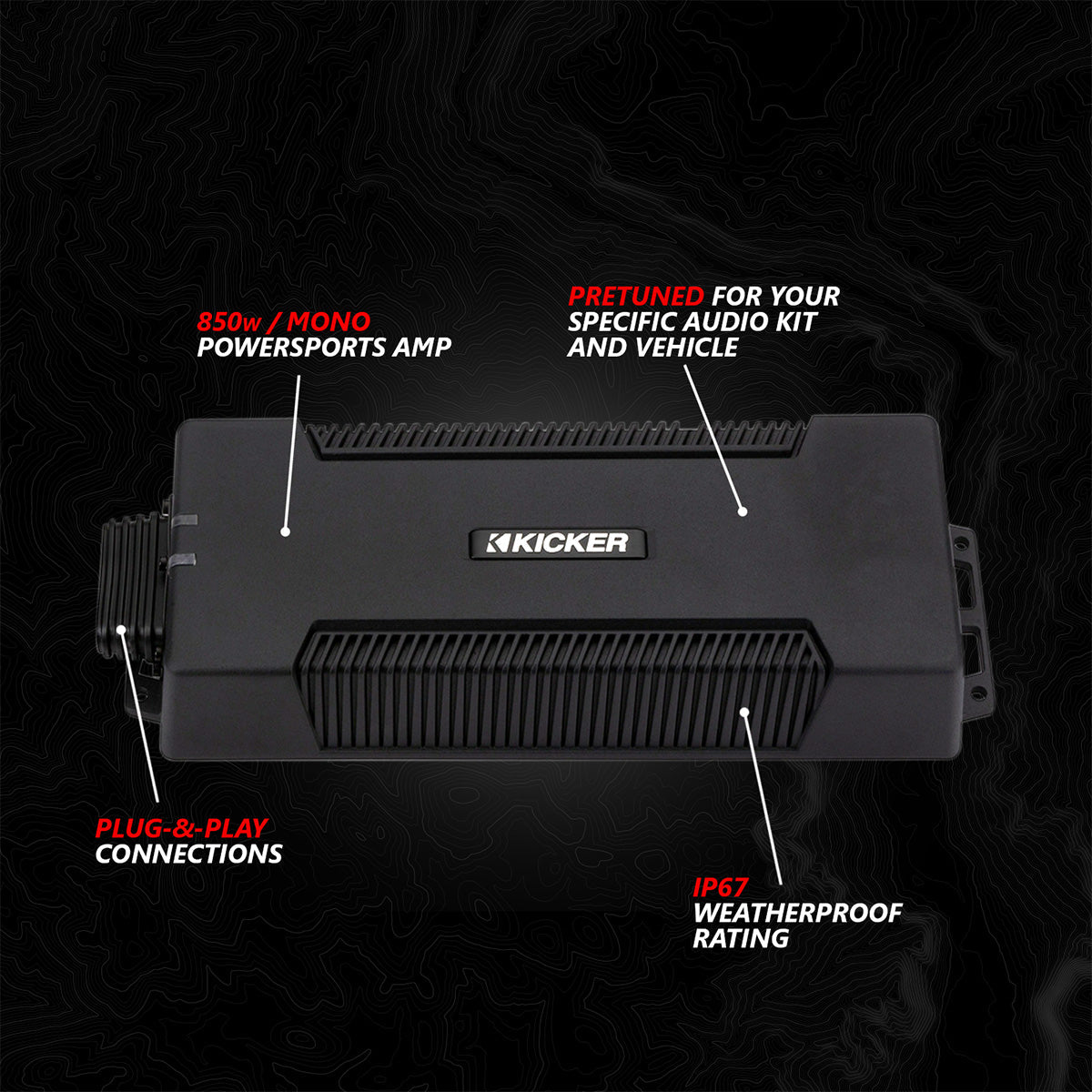 2017-2026 Can-Am® X3, Phase-4 V-Spec 5-Speaker 1650watt System w/MRB4 - product image 6