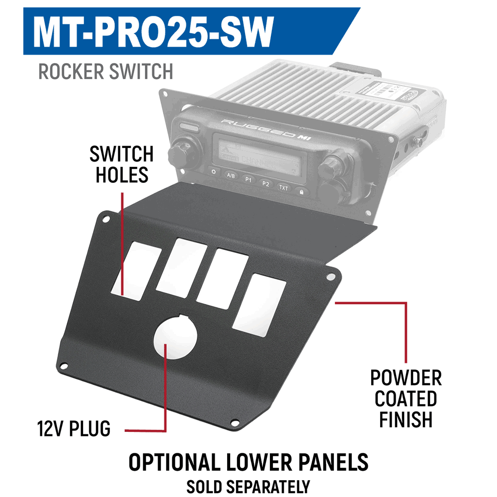 2025 and Newer Polaris RZR Pro XP, Pro R, and Pro S - Complete Communication Kit with Bluetooth Intercom and 2-Way Radio - product image 6