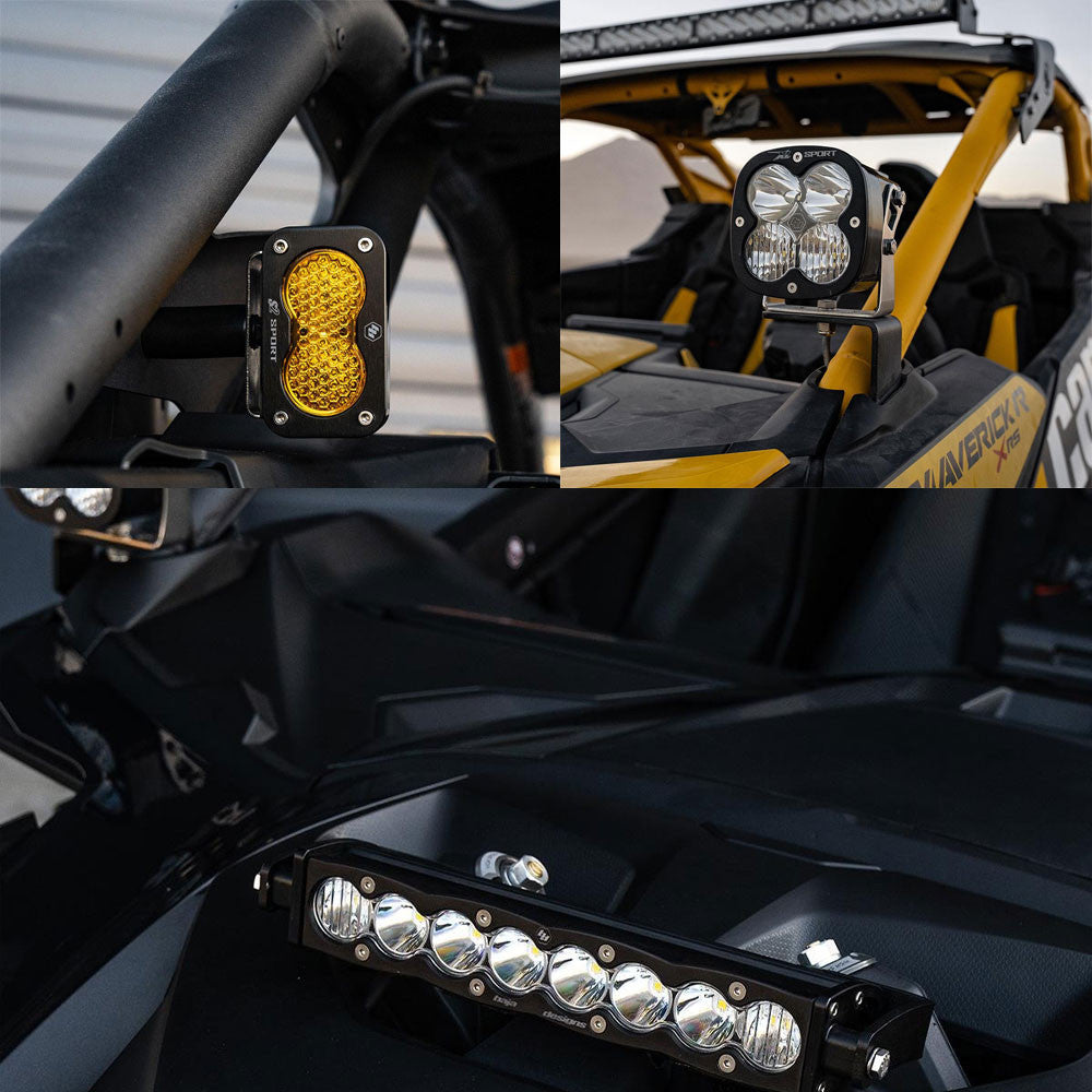 Can-Am Maverick R "Stage 1" Light Bundle - Baja Designs UTV lighting product image 1