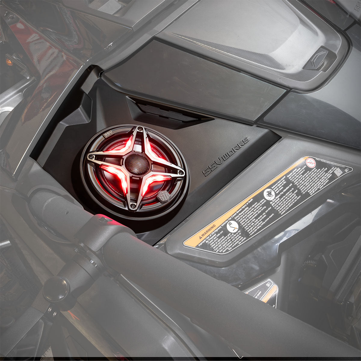 2024-2026 Can-Am® Maverick R Front-Dash 6.5" Speaker-Panels - product image 6