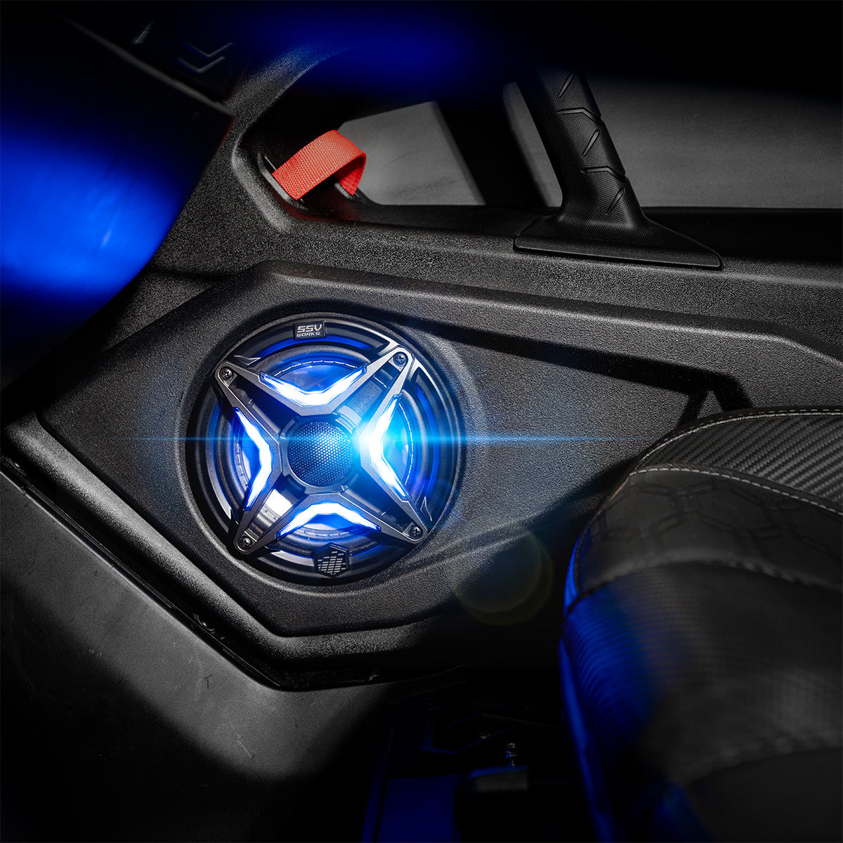 SSV Works V6 6.5in Weatherproof Powersports RGB Full-Range Speakers for UTV's, Boats, RV and more (pair) - product image 6