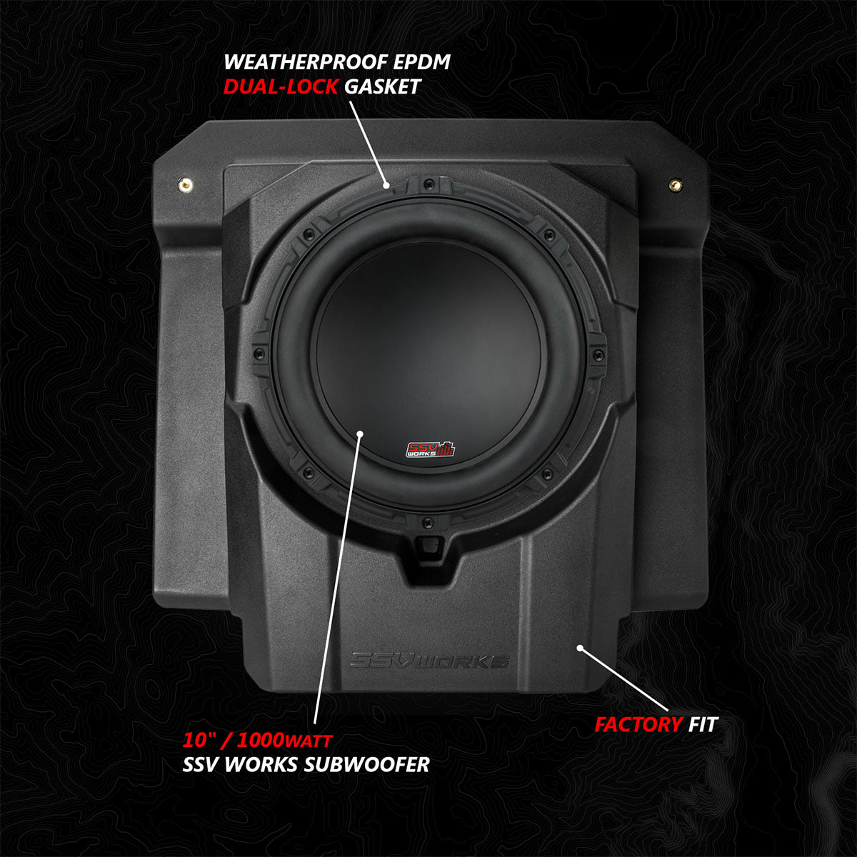 2024-2026 Can-Am® Maverick R, Phase-6 K-Spec 1400watt 6-Speaker Stereo System with Kicker Horns - product image 4