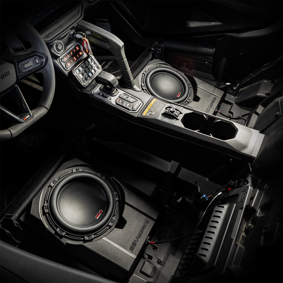 2024-2026 Can-Am® Maverick R, Phase-5 V-Spec 1400watt 6-Speaker Stereo System - product image 9