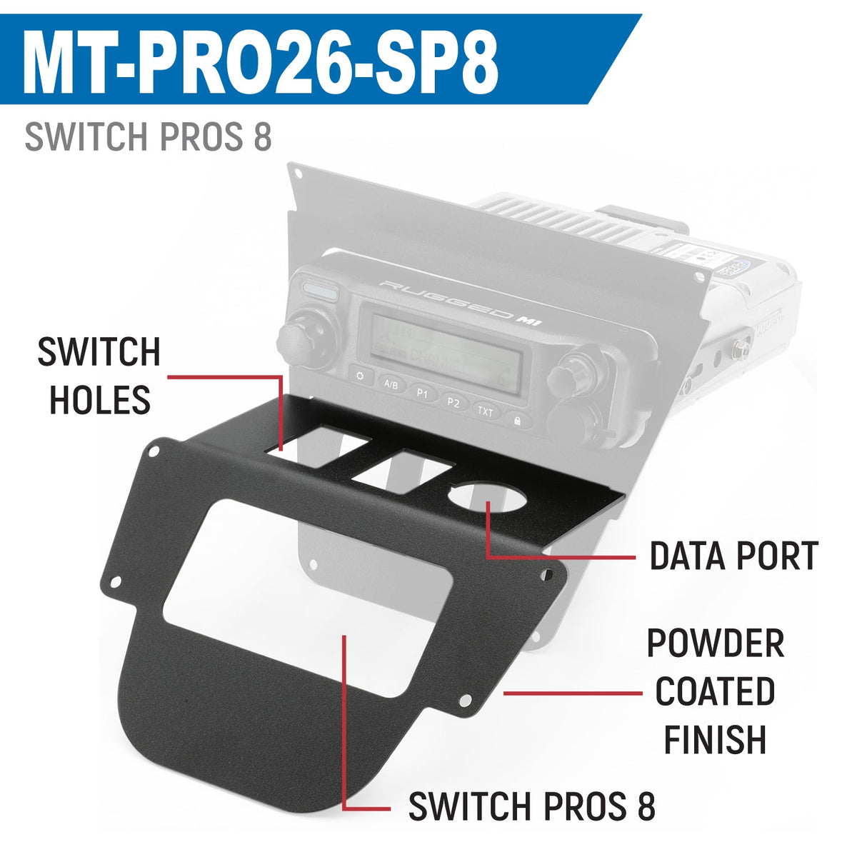 Lower Accessory Panel for 2026 Polaris RZR Pro R Ultimate with 10.4 Inch Touchscreen - product image 4
