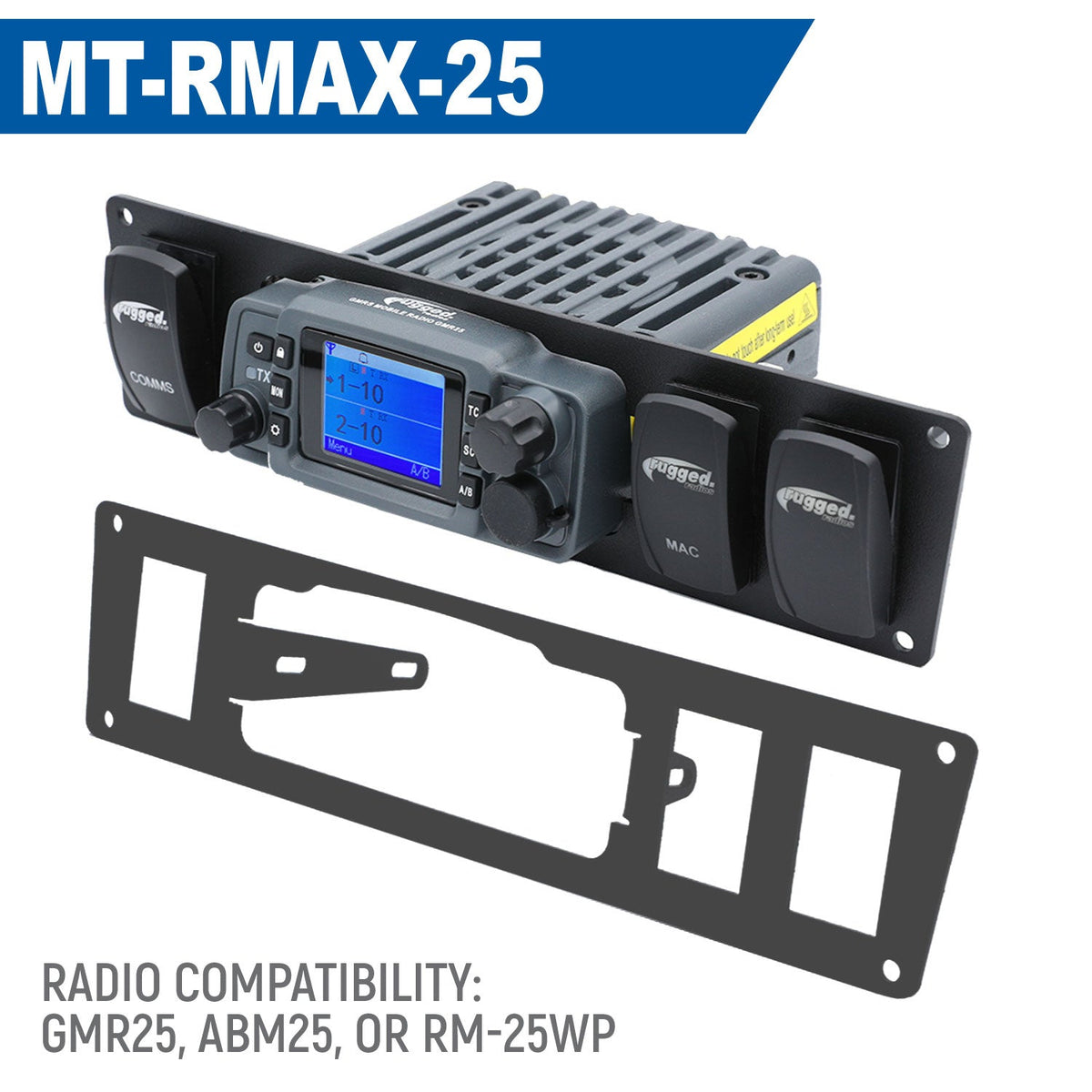 Yamaha Wolverine RMAX Mount for Mobile Radio and Rocker Switches - product image 3