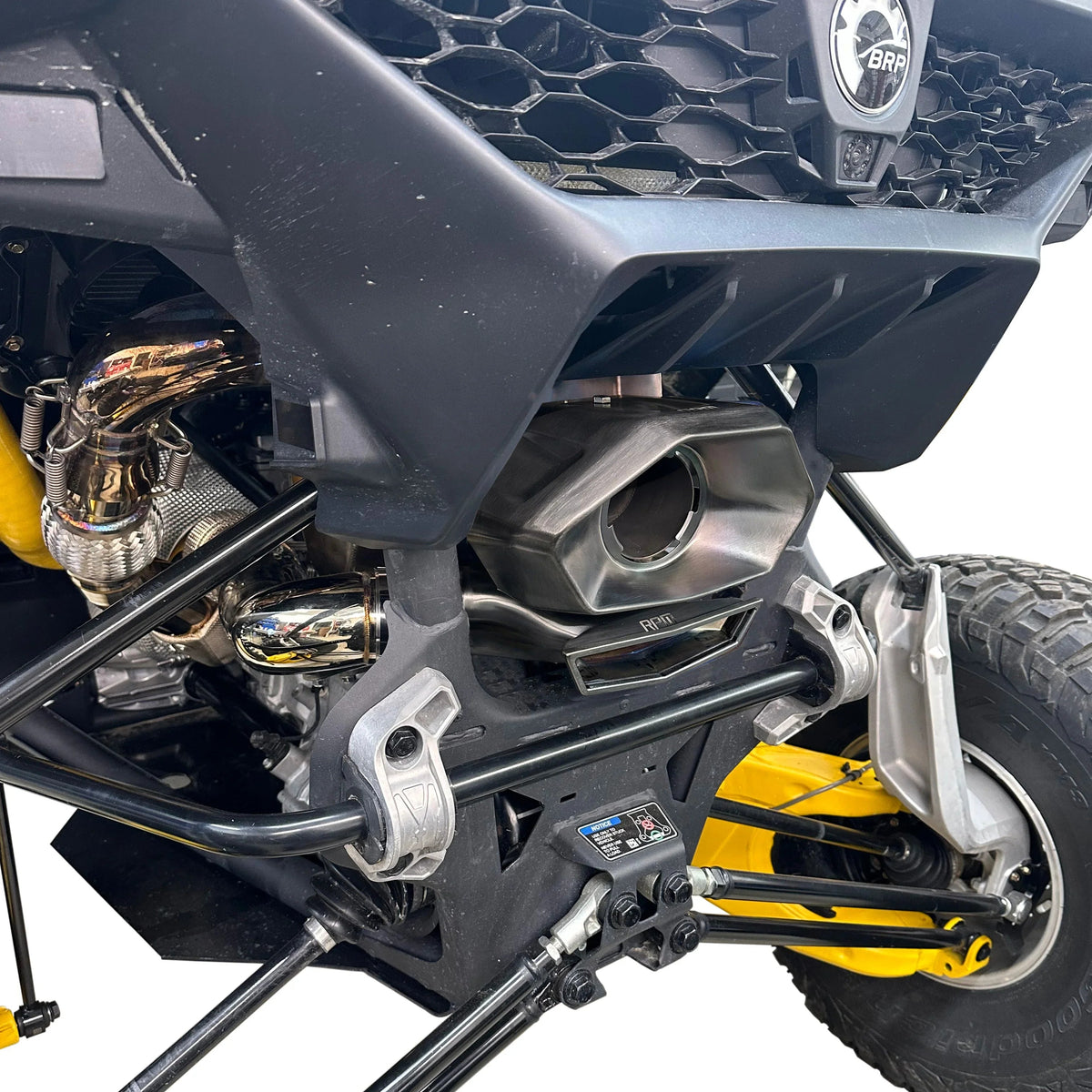RPM Can-Am Maverick R 3" E-Valve Mid Pipe / Electronic Dump Valve — view 11