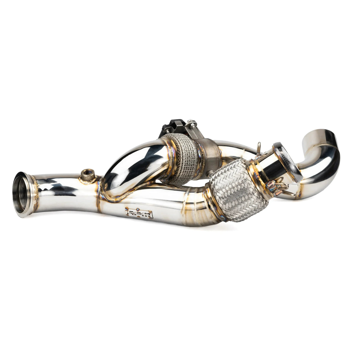 RPM Can-Am Maverick R 3" E-Valve Mid Pipe / Electronic Dump Valve — view 2