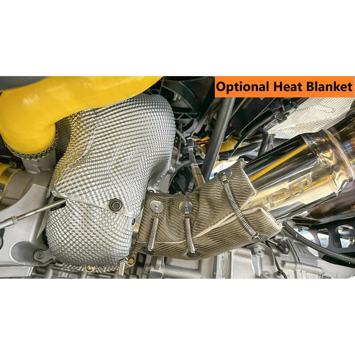 RPM Can-Am Maverick R Turbo 3" BIG MOUTH Mid Pipe - With 6" Resonator — view 6