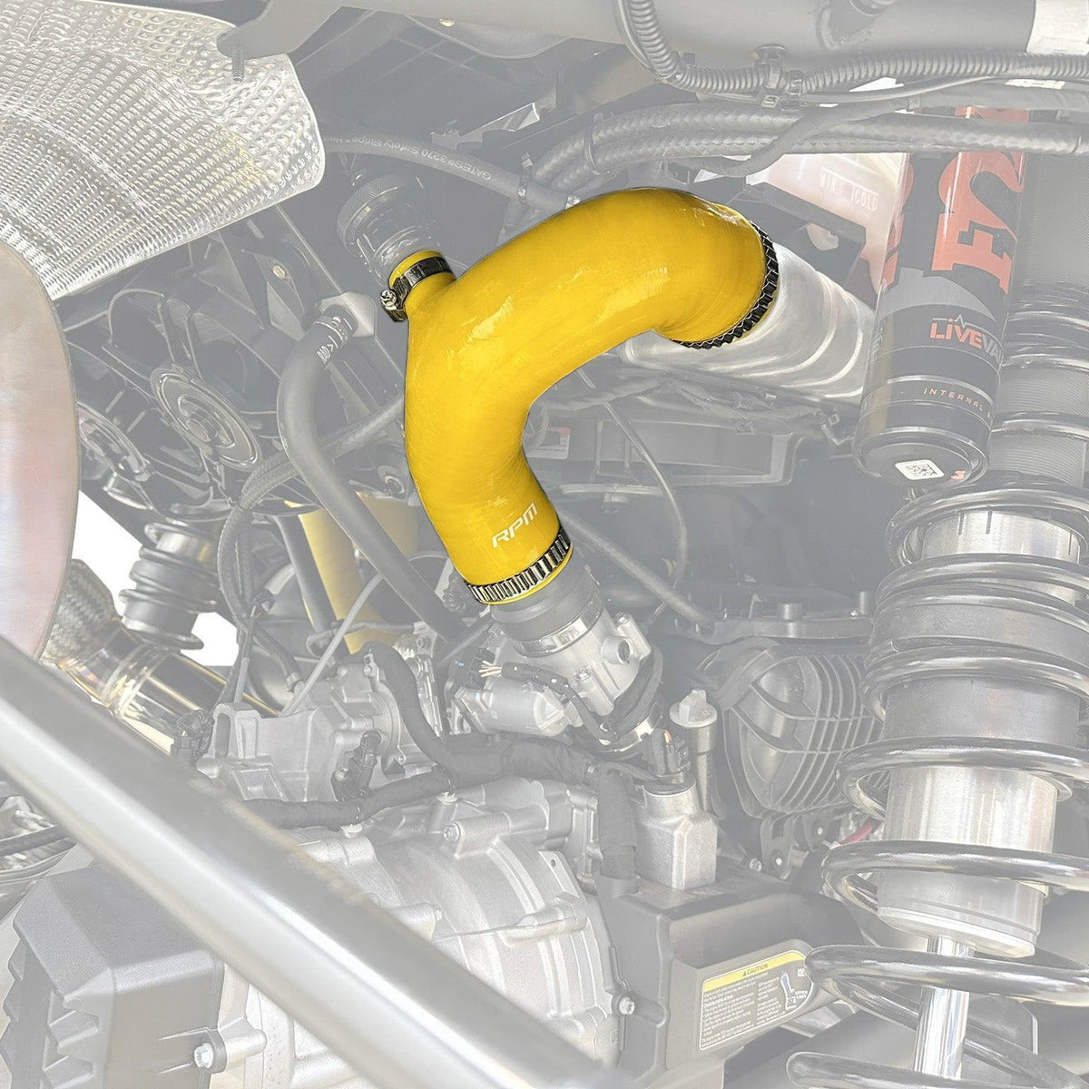 RPM Can-Am Maverick R BOV Charge Tube - 5 Ply Wire Reinforced — view 10