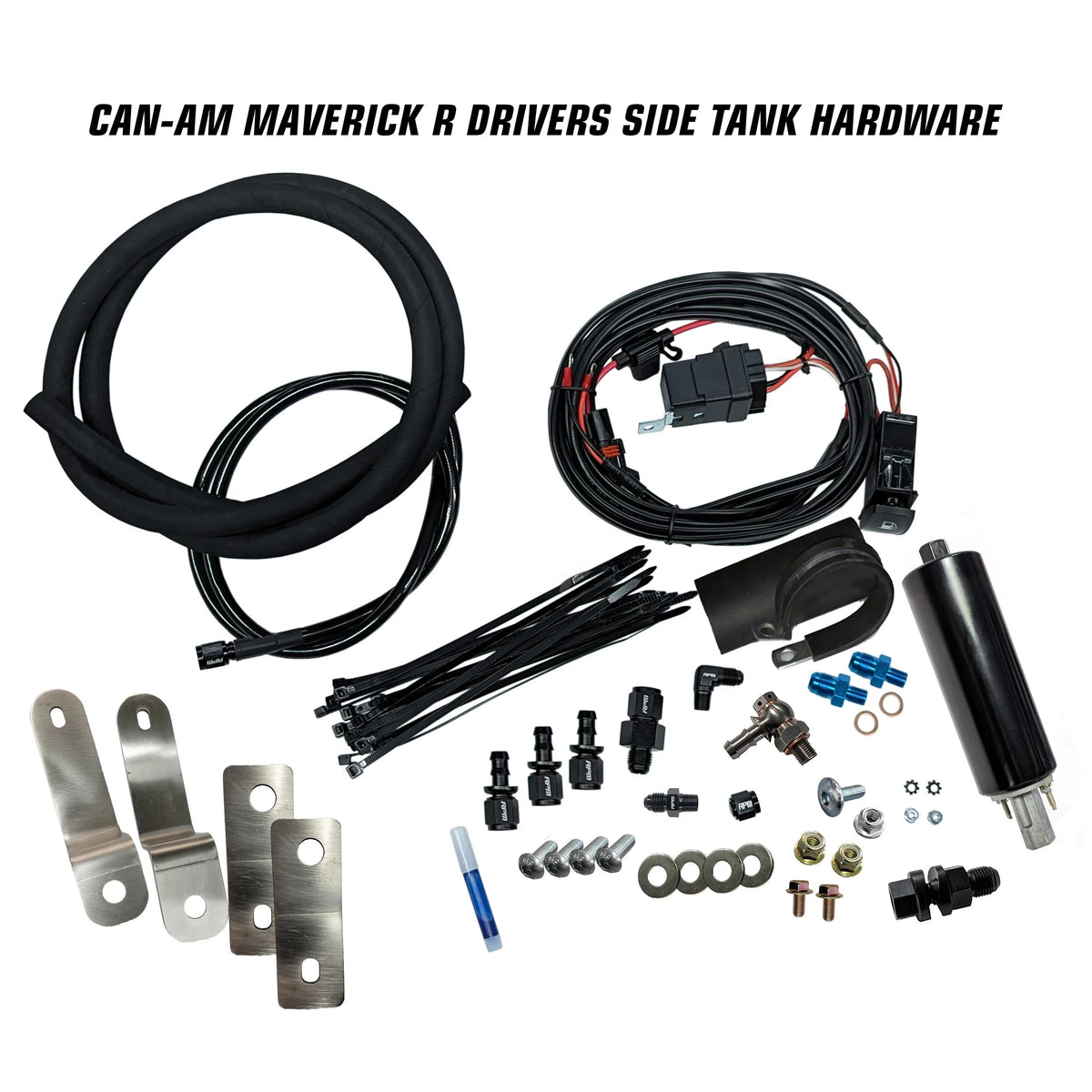 RPM Can-Am Maverick R 9 Gallon Auxiliary Fuel Tank Kit — view 7