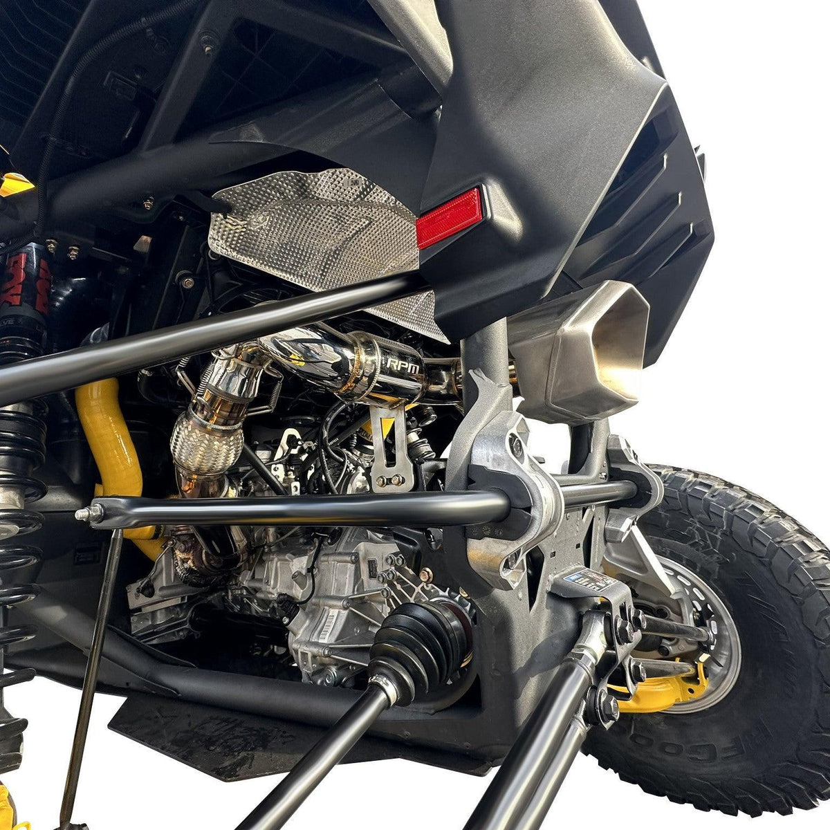RPM Can-Am Maverick R 3" Slip On Muffler Delete / Race Pipe — view 11