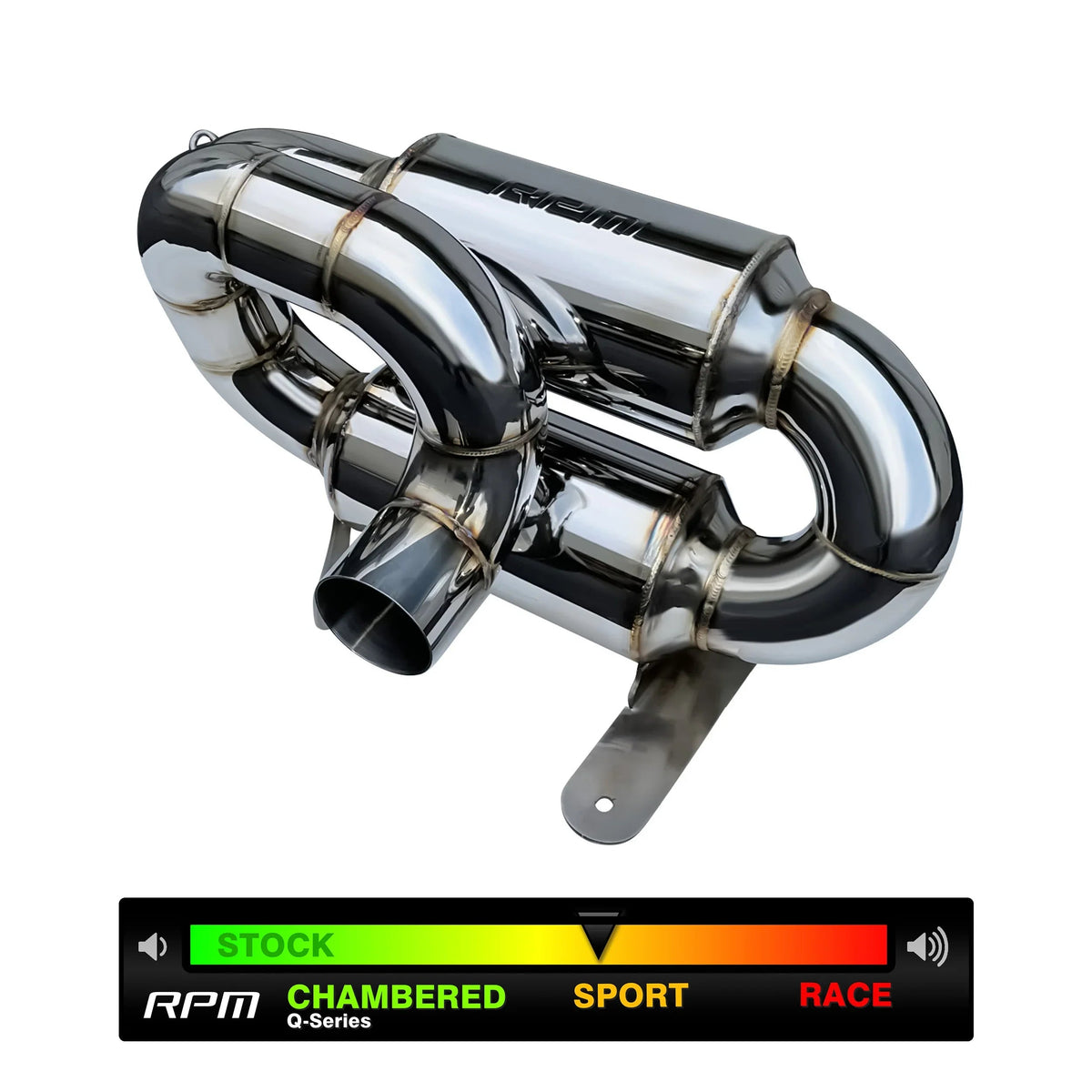 RPM Can-Am Maverick R 3" Sport Muffler - Slip On Sport Exhaust — view 9