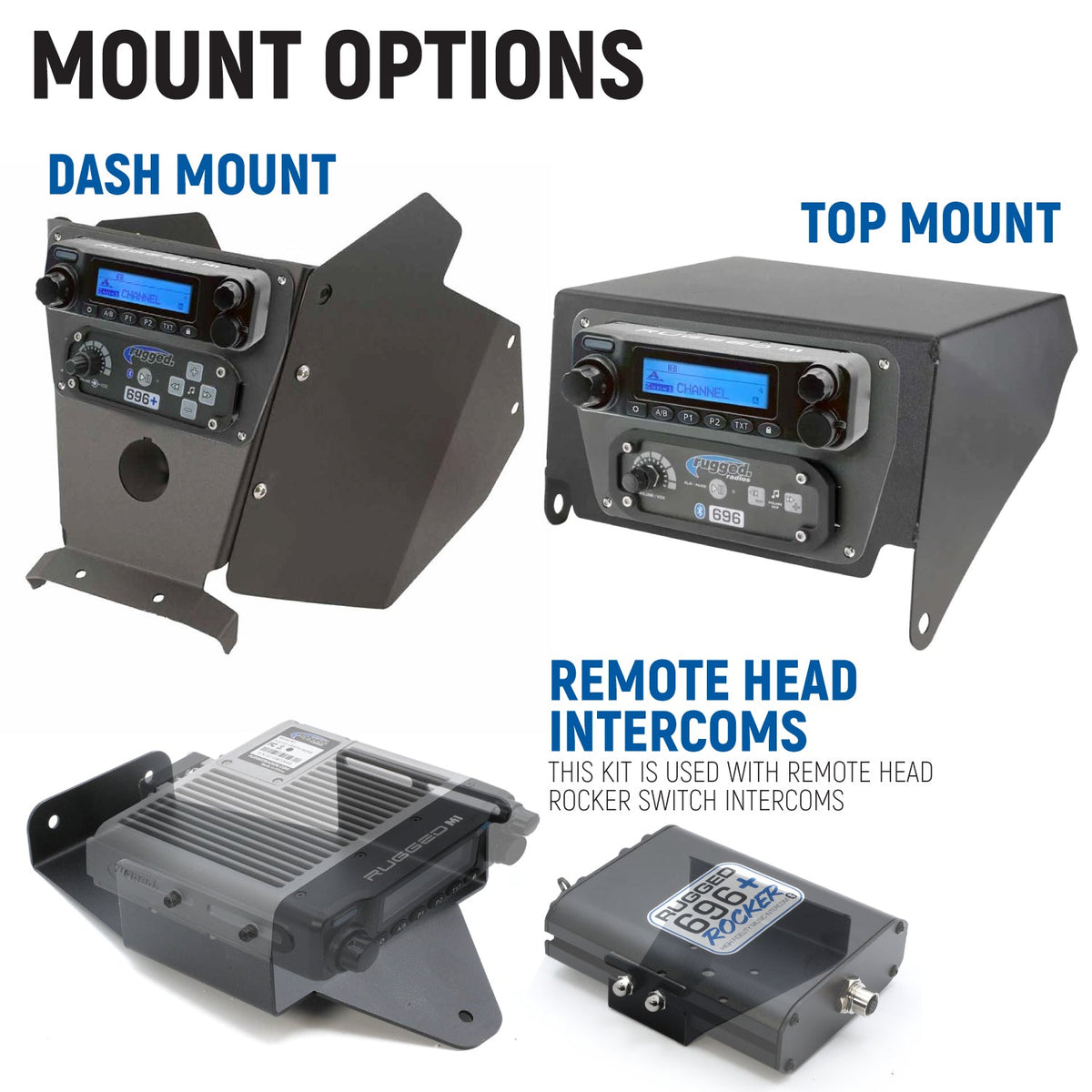 Can-Am Maverick X3 Complete Communication Kit with Bluetooth Intercom and 2-Way Radio - product image 4