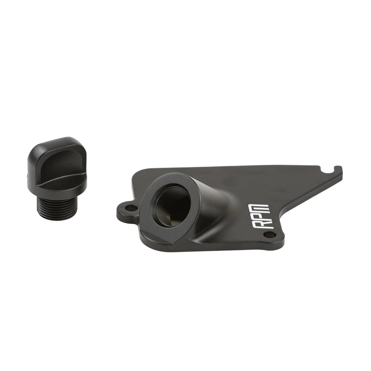 RPM Polaris RZR Pro R Oil Filler Adapter Plate / Turbo Return — view 3