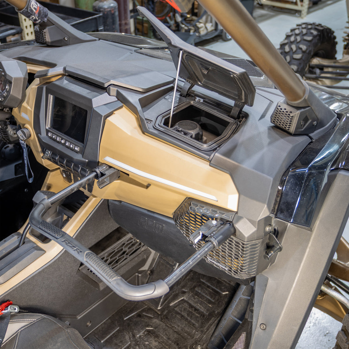 RPM Polaris RZR Pro-series auxiliary dash fuel tank kit — view 7