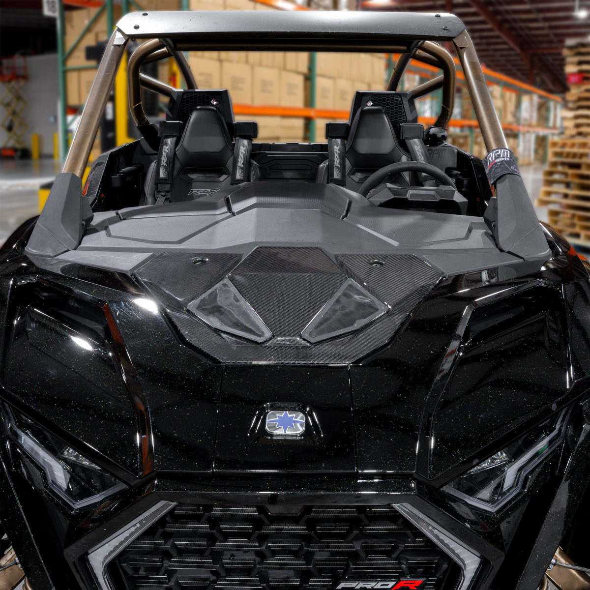 RPM Pro Series Ram Air Carbon Fiber Hood — view 9