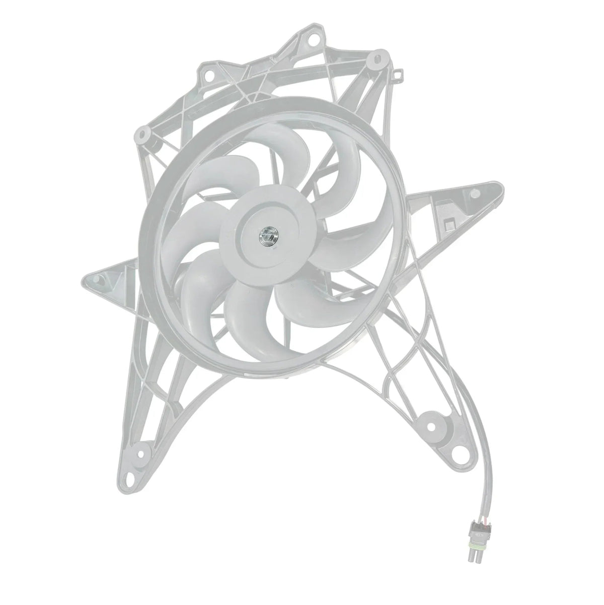 RPM Can-Am Maverick X3 MAX-CFM Brushless Radiator Fan Motor Upgrade Kit — view 3
