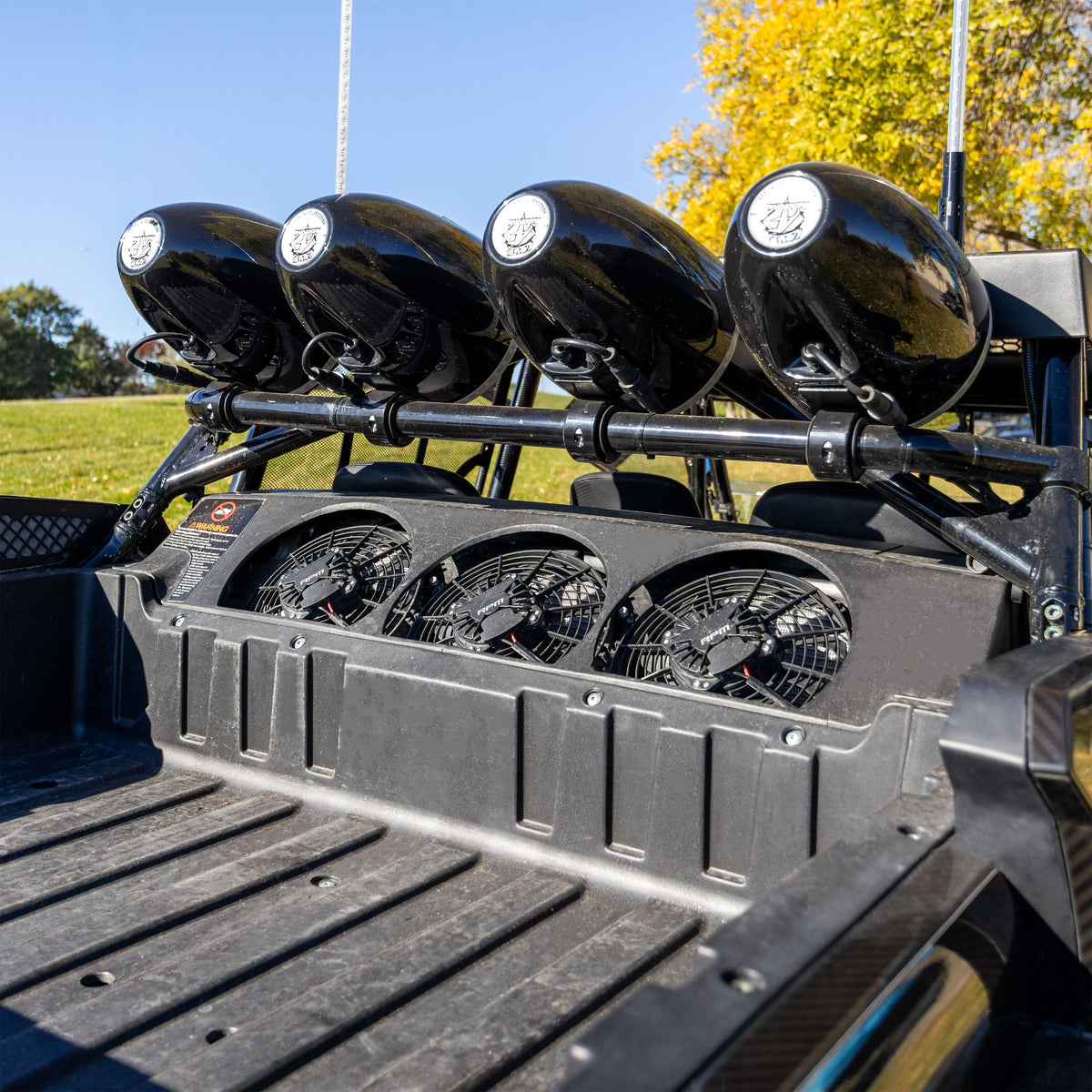 RPM Speed UTV Brushless Radiator / Heat Exchanger Replacement Fans — view 2