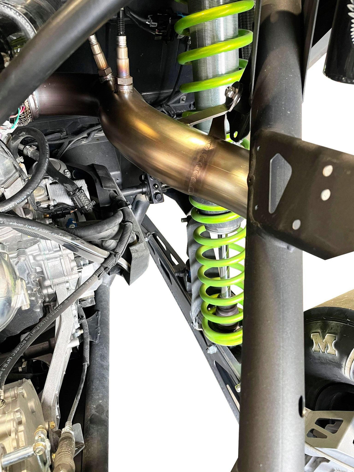 RPM Can-Am X3 Turbo Back 3" Full Race / Drag Pipe With Muffler — view 8