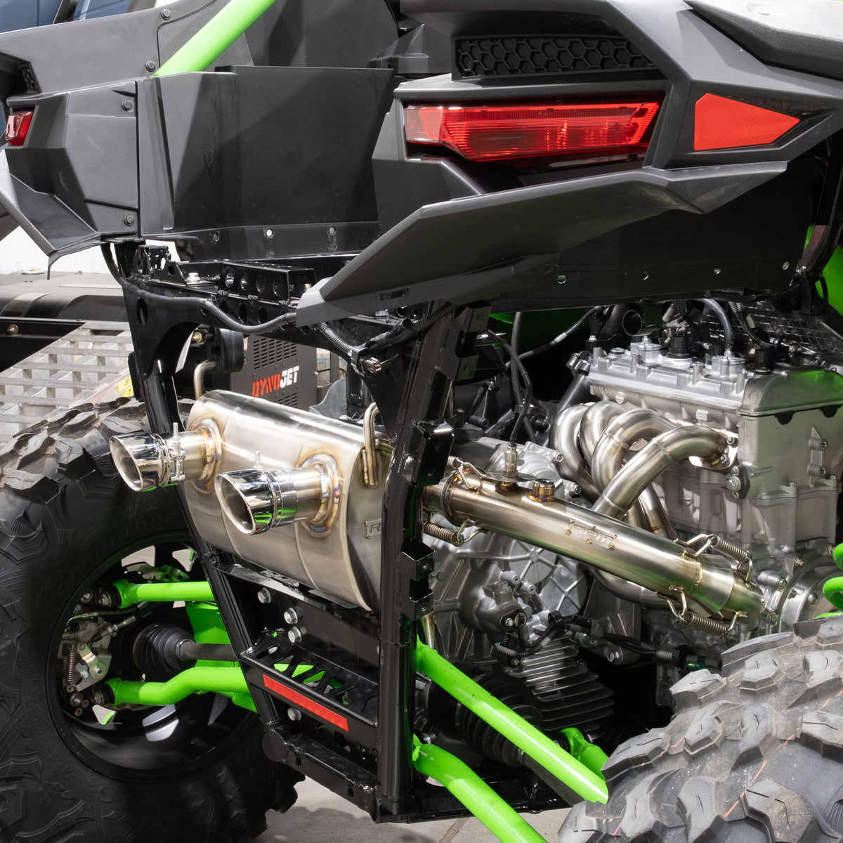 RPM SxS Kawasaki Teryx H2 2.5" Full Exhaust System with Chambered Muffler + Optional E-Valve — view 14