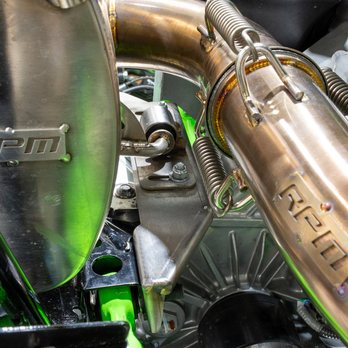 RPM Kawasaki H2 3/4 Exhaust – 2.5" Mid Pipe + Chambered Muffler | Straight or E-Valve Option — view 21