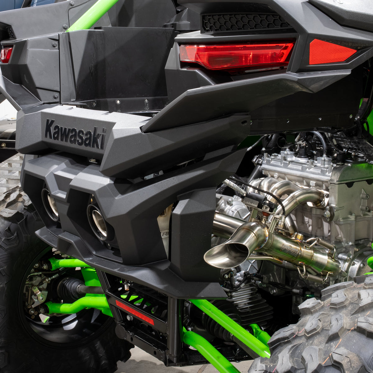 RPM SxS Kawasaki Teryx H2 2.5" Full Exhaust System with Chambered Muffler + Optional E-Valve — view 20