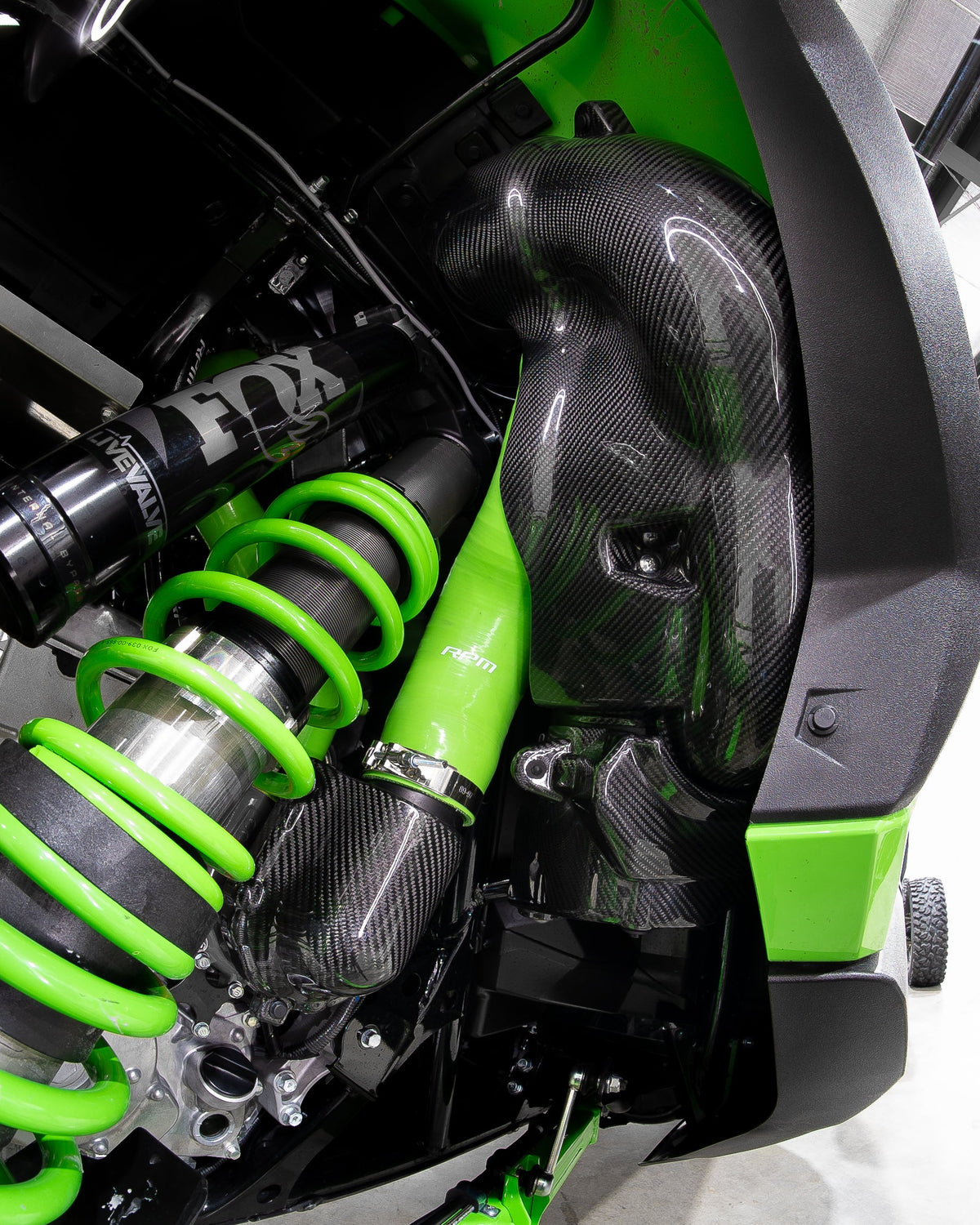 RPM Kawasaki H2 Carbon Fiber Air Intake Cover — view 3