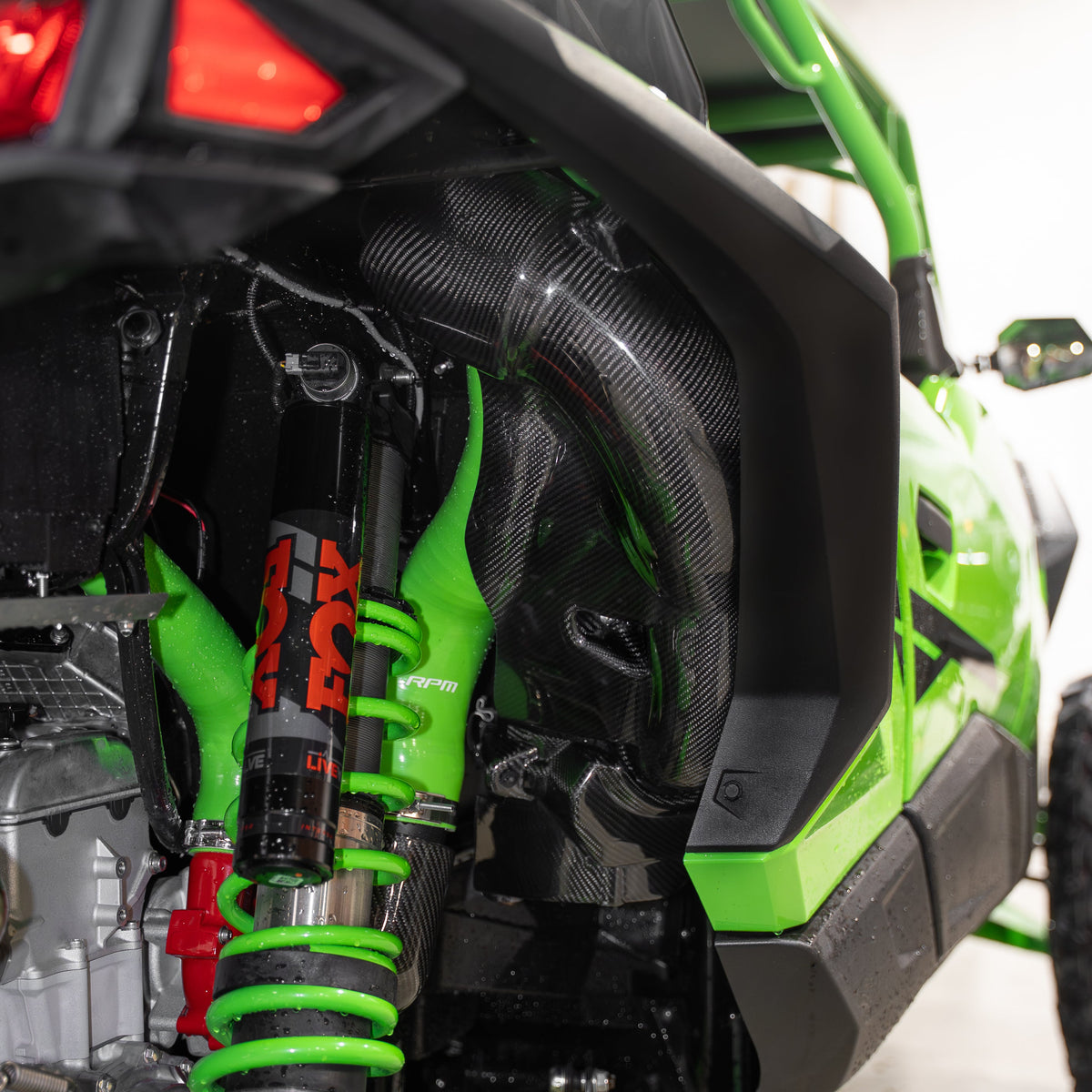RPM Kawasaki H2 Carbon Fiber Air Intake Cover — view 2