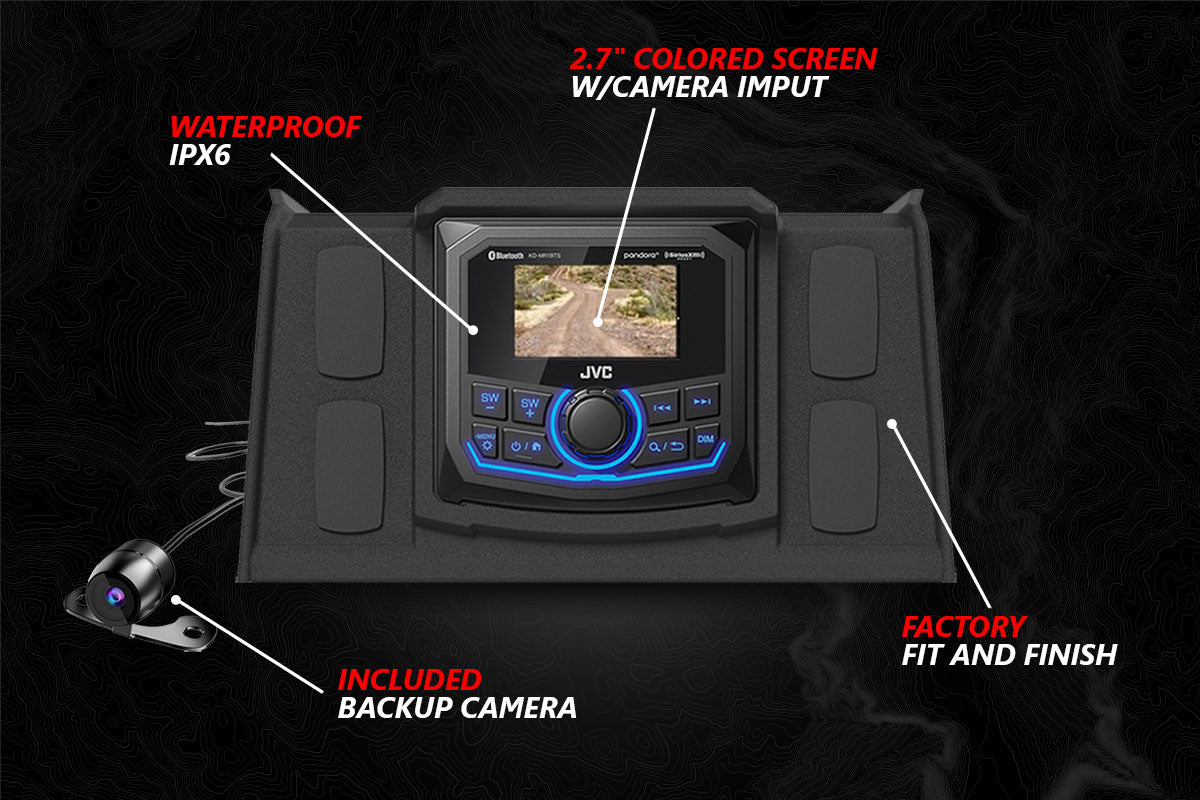 2014-2023 Polaris RZR V-Spec 3-Speaker Plug-&-Play Kit with JVC - product image 2