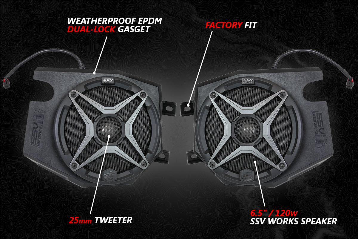2014-2023 Polaris RZR A-Spec SSV 5-Speaker Plug-&-Play System for Ride Command - product image 2