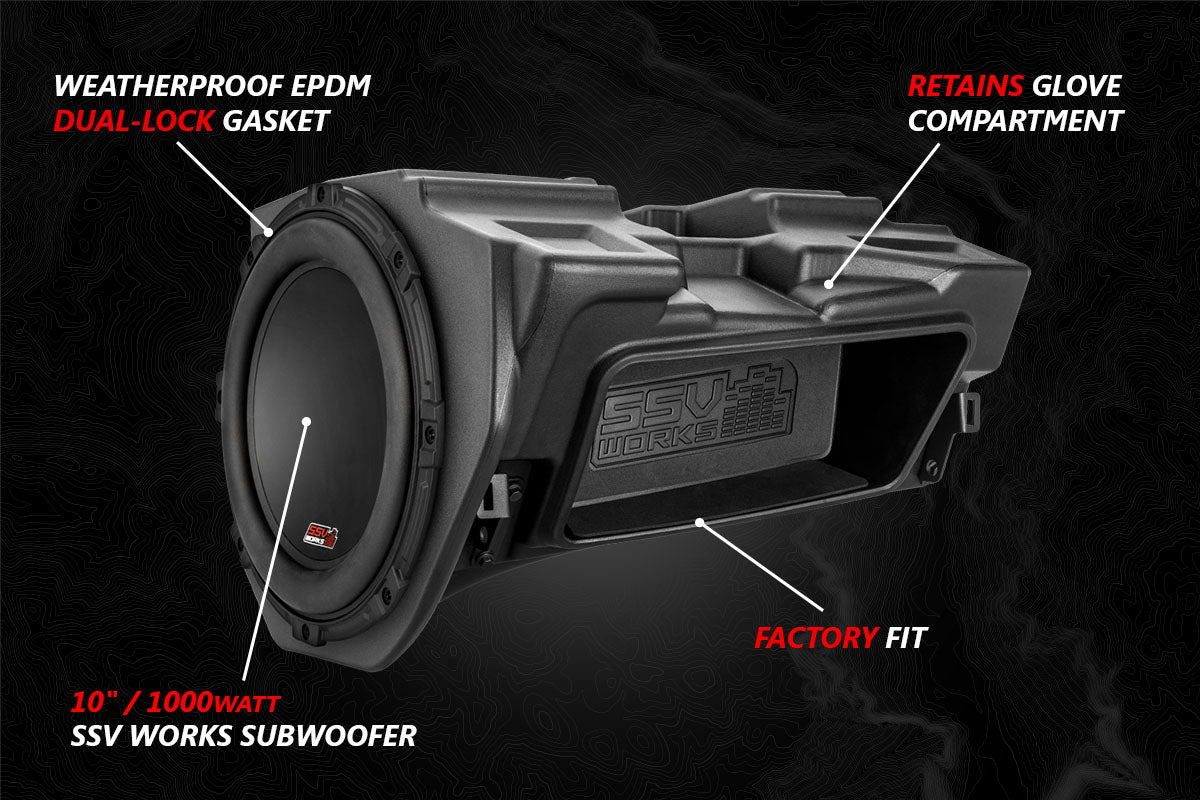 2014-2023 Polaris RZR V-Spec 5-Speaker Plug-&-Play Kit for Ride Command - product image 6