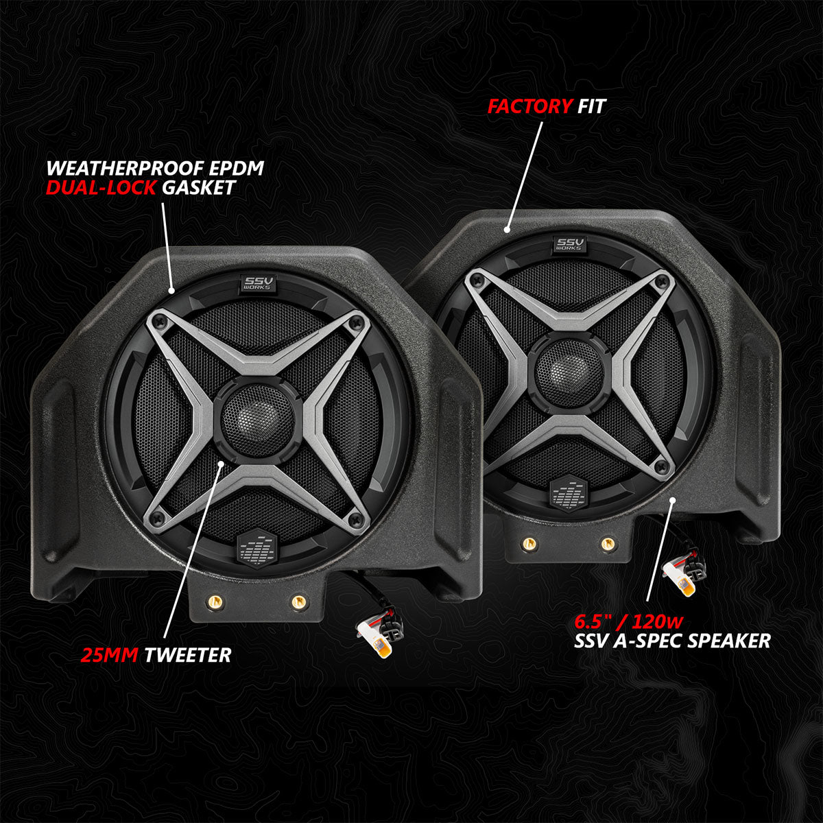 2020-2024 Polaris® RZR PRO Series Phase-2 A-Spec 4-Speaker 200watt System w/MRB4 - product image 4
