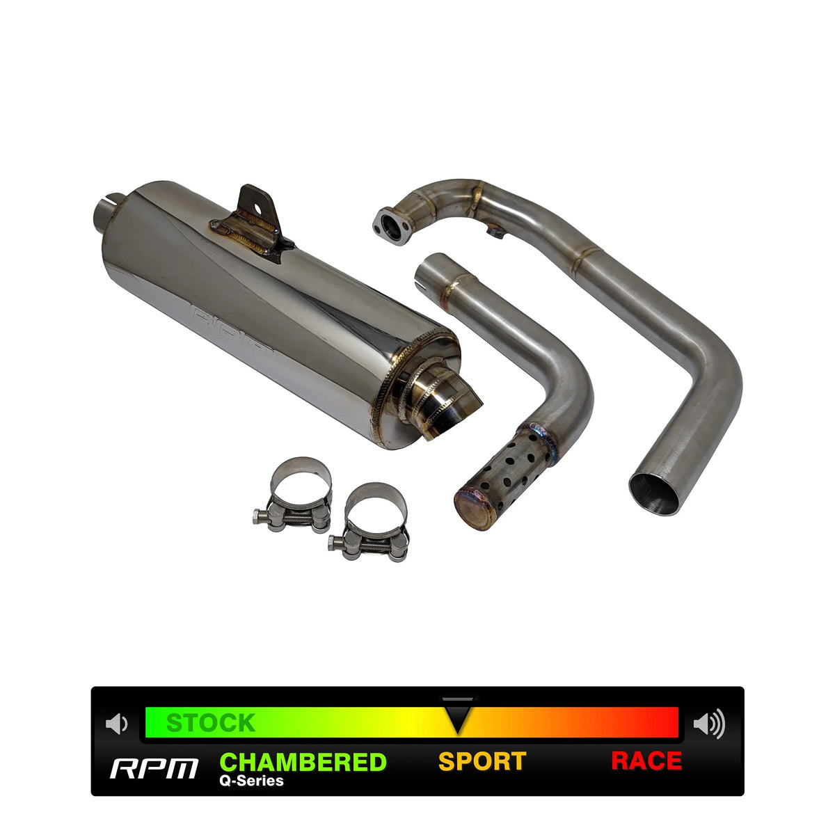 RPM RZR 200 Sport Series FULL Exhaust System — view 15