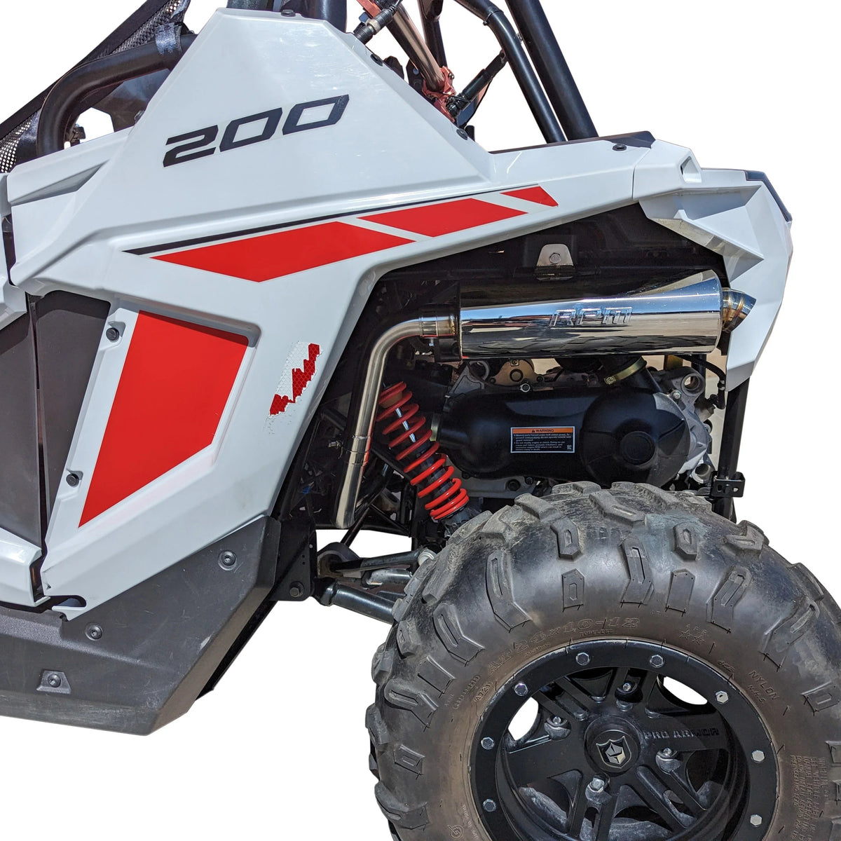 RPM RZR 200 Sport Series FULL Exhaust System — view 13