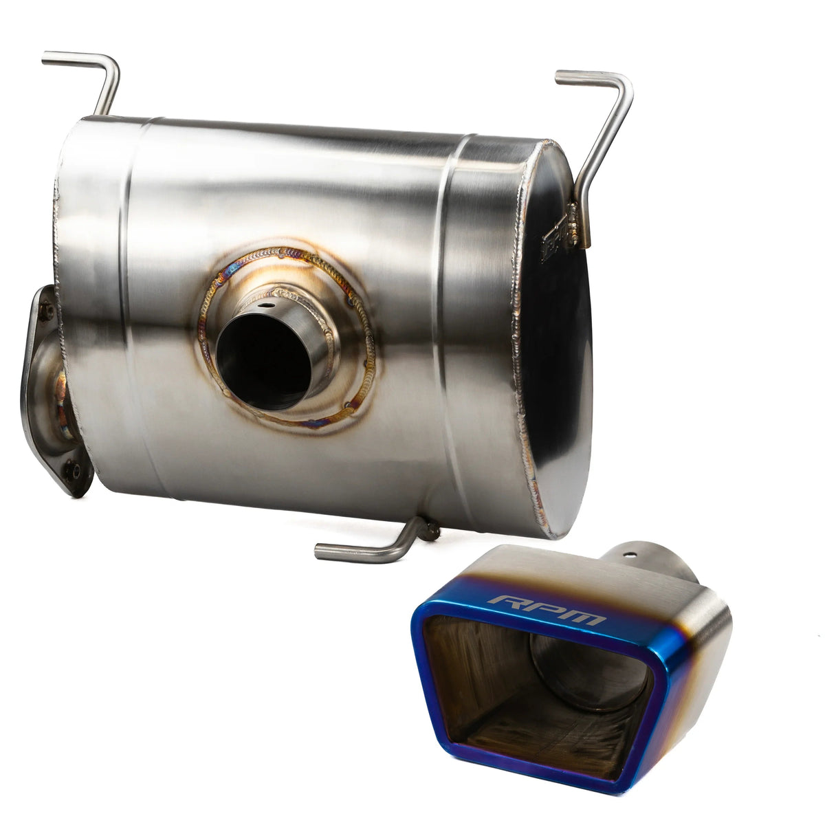 RPM Polaris RZR Pro R E-Valve Chambered 3" Performance Exhaust - Electric Valve Muffler — view 12