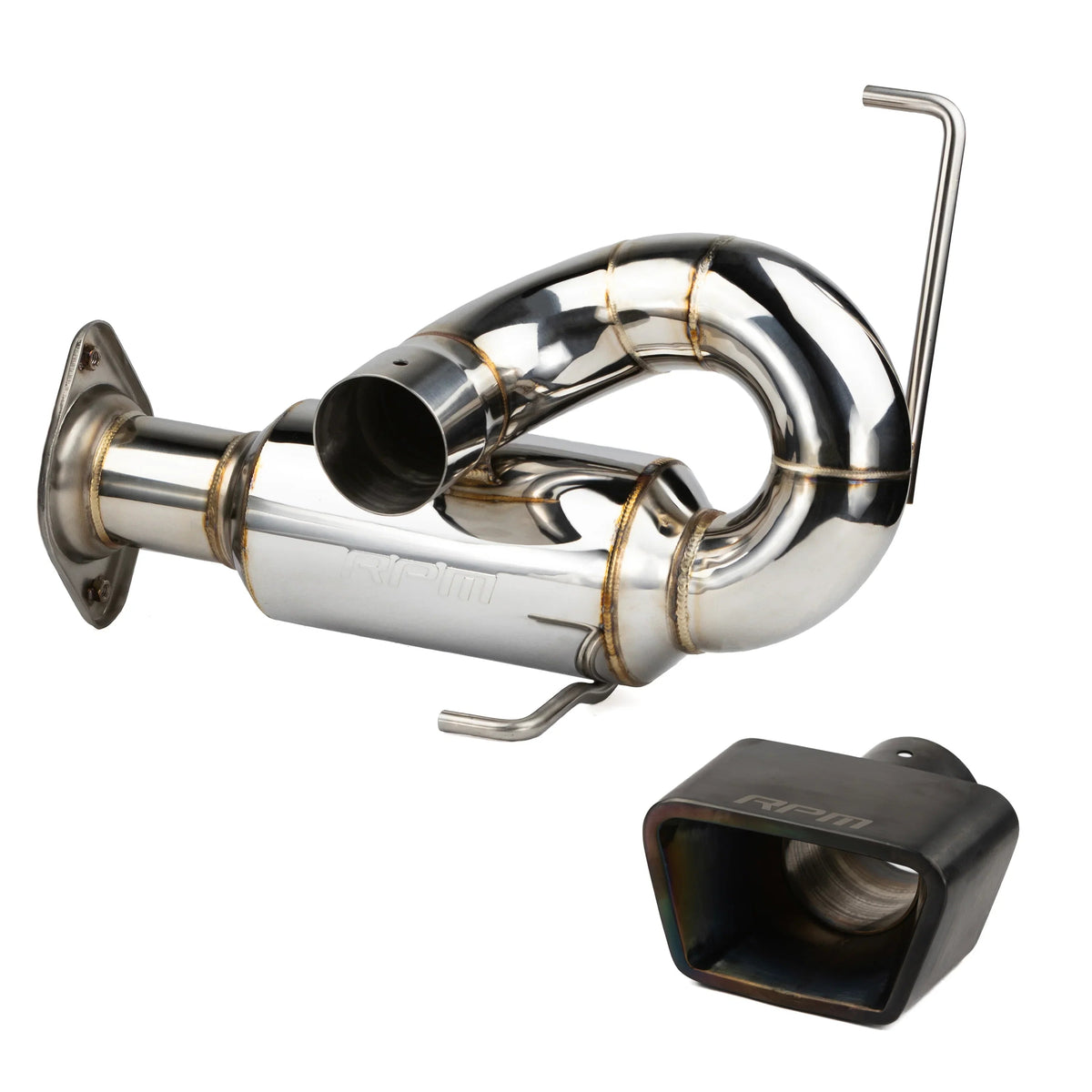 RPM Polaris RZR Pro R 3" Sport Muffler W/ 3" Tip — view 13