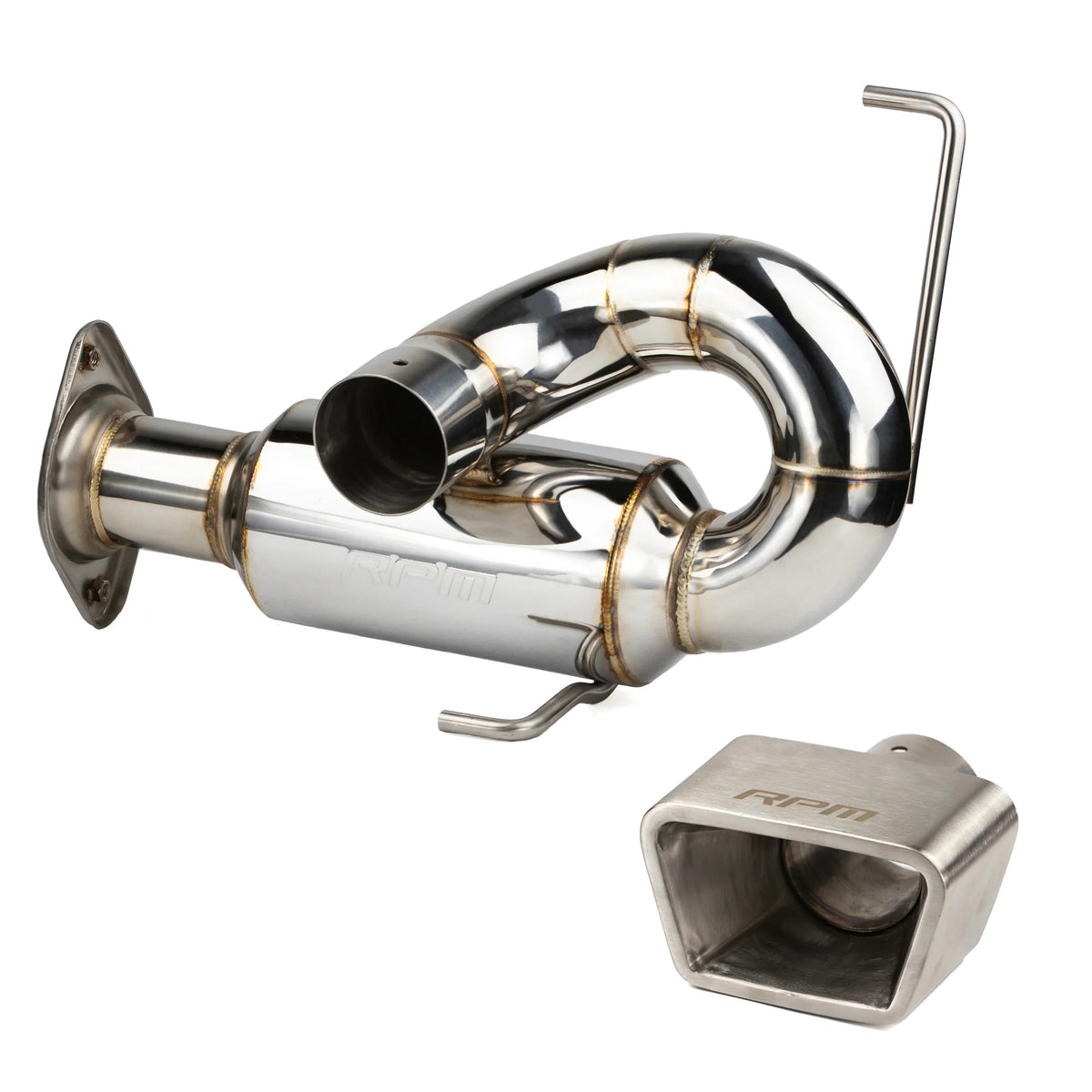 RPM Polaris RZR Pro R 3" Sport Muffler W/ 3" Tip — view 15