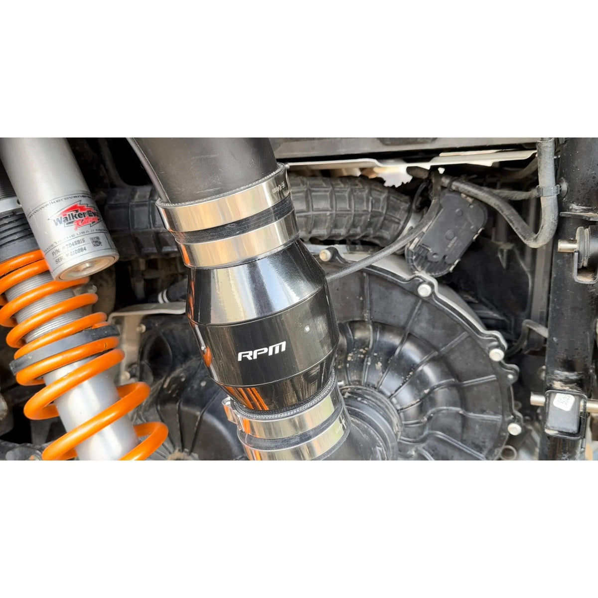 RPM 2024+ Polaris RZR XP 1000 & XPS "ECF" Electric Clutch Blower Fan Kit - Lower Clutch / Belt Temperature — view 4