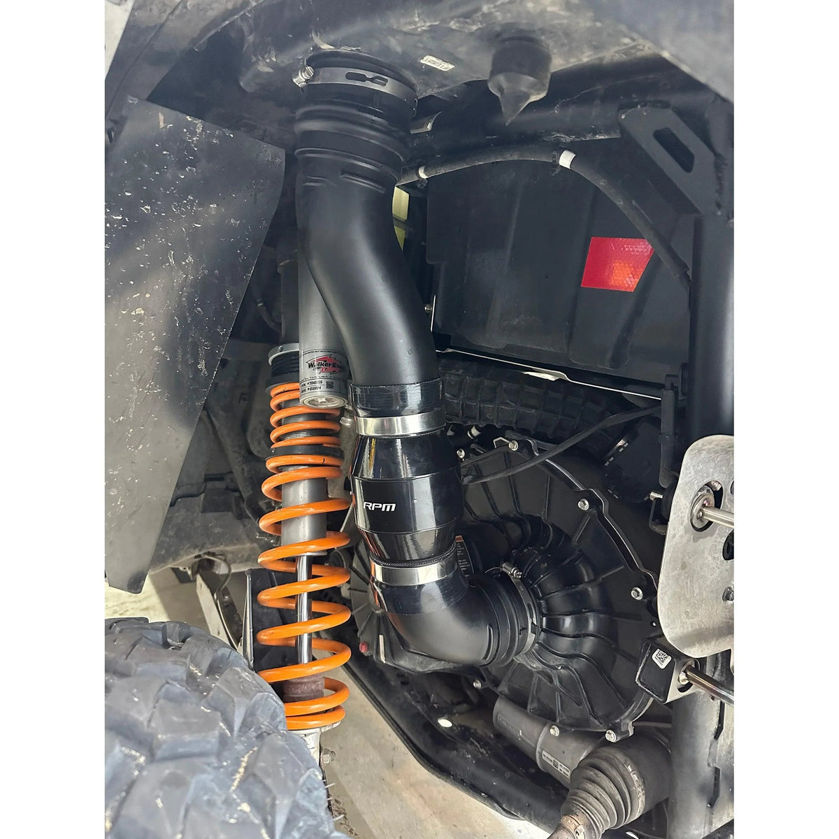 RPM 2024+ Polaris RZR XP 1000 & XPS "ECF" Electric Clutch Blower Fan Kit - Lower Clutch / Belt Temperature — view 5